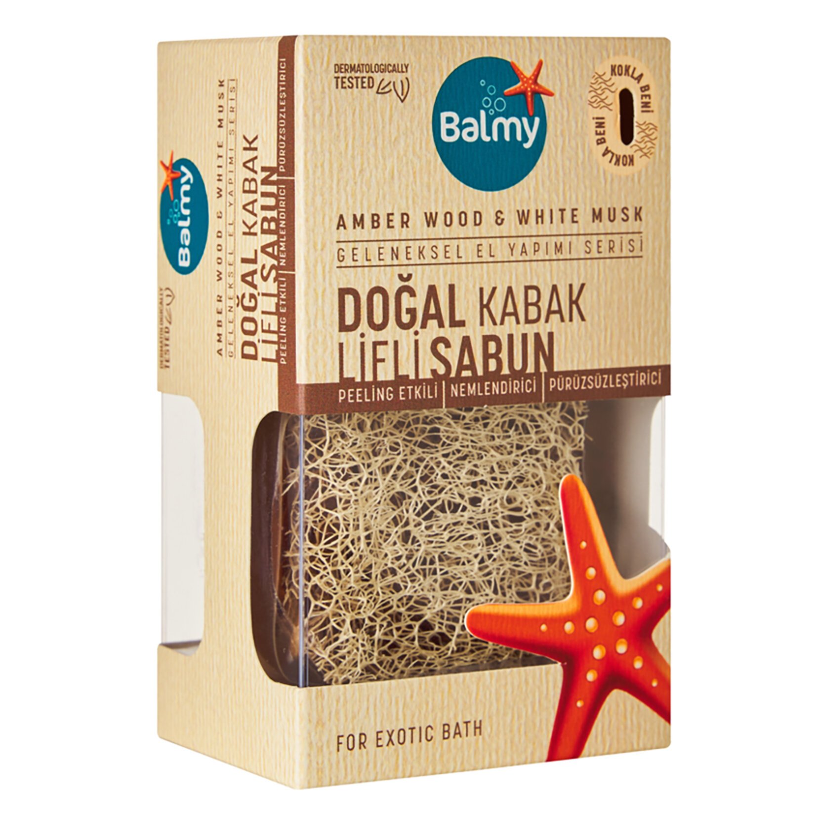 Balmy Kabak Lifli Sabun Amber Wood&whıte Musk 125G