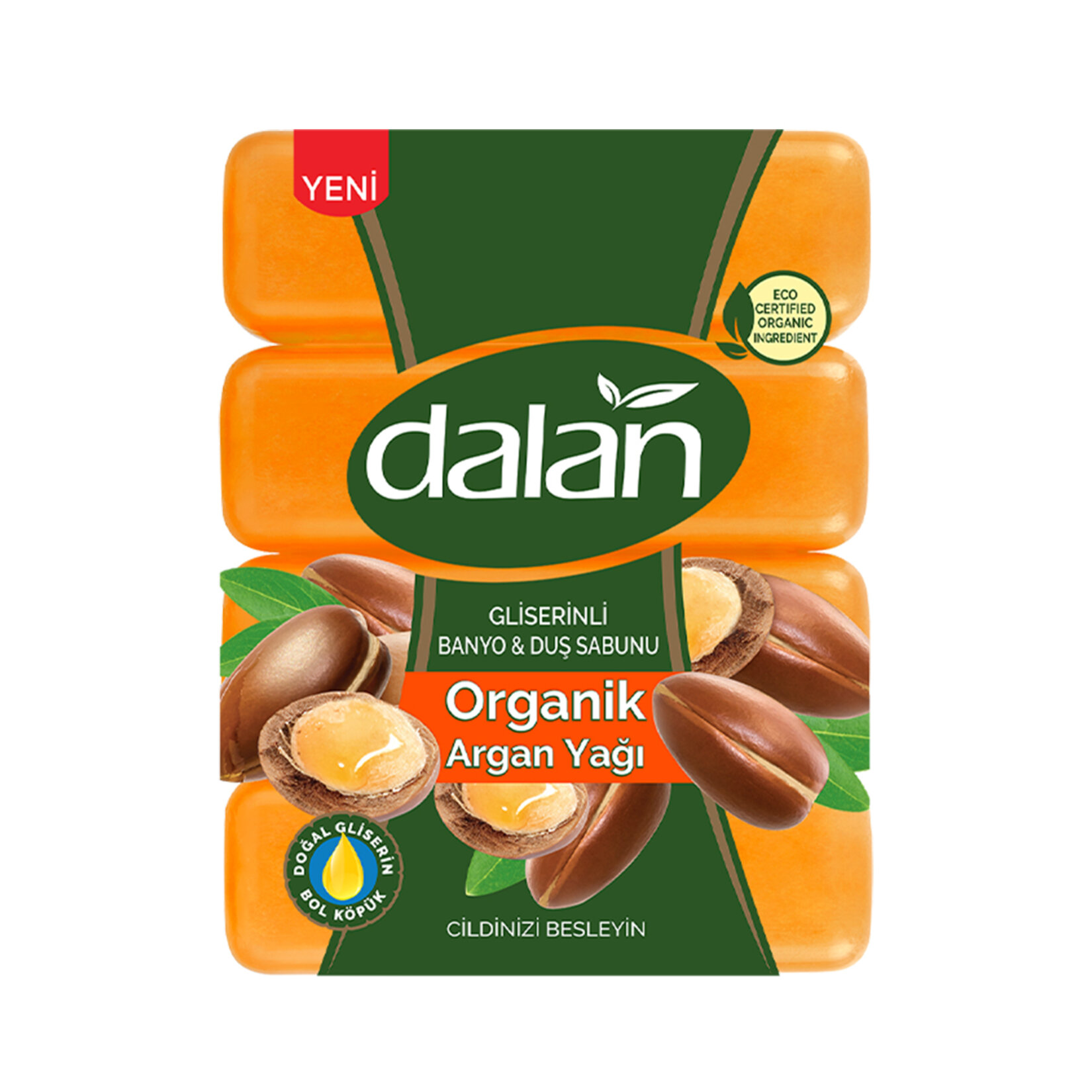 Dalan Organik Argan Oil Gliserinli Banyo&Duş Sabun 4X150 G