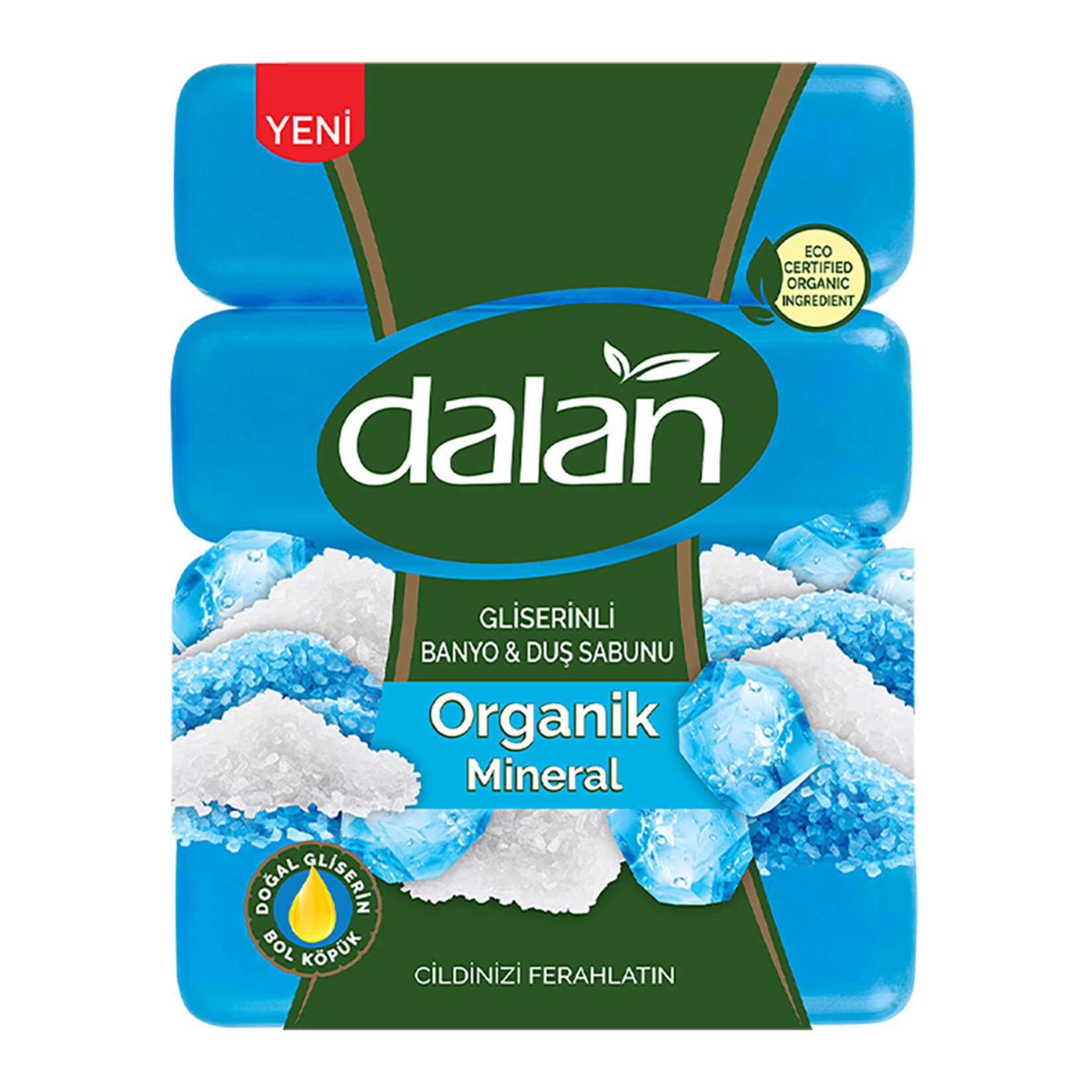 Dalan Organik Mineral Gliserin.Banyo & Duş Sabunu 4X150 G