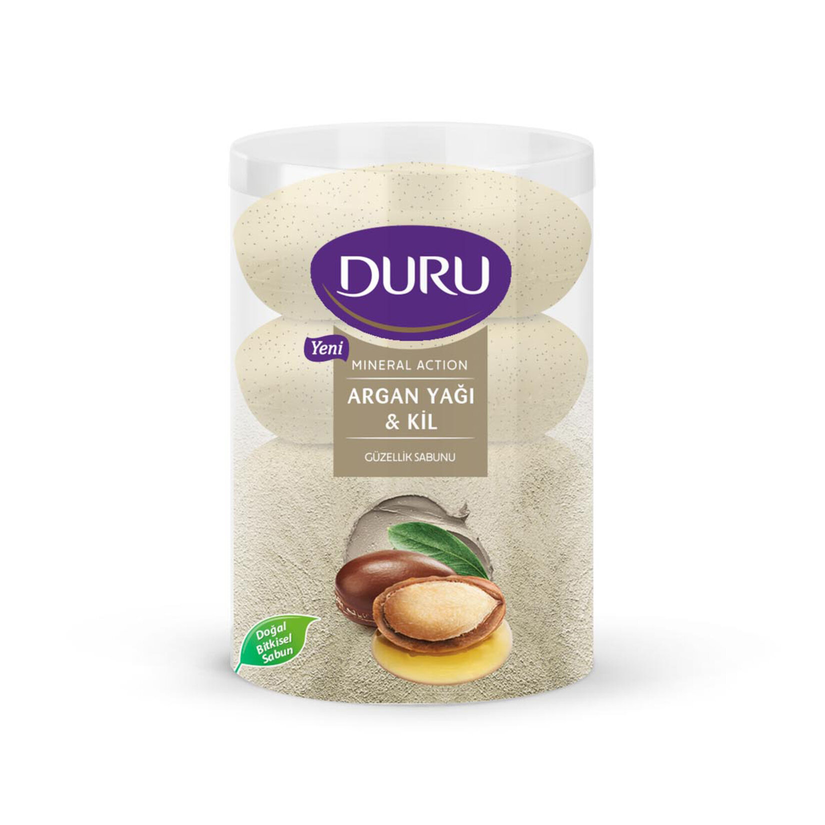 Duru Mineral Action Argan Yağı Kil Sabun 4X110 G