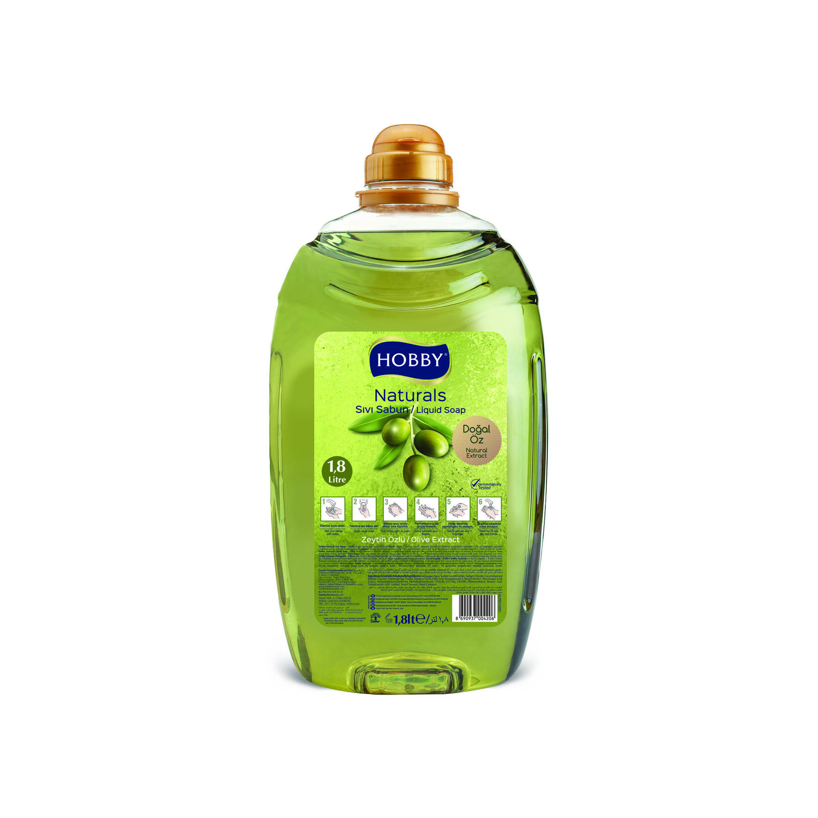 Hobby Sıvı Sabun Zeytin Özlü 1.8 L