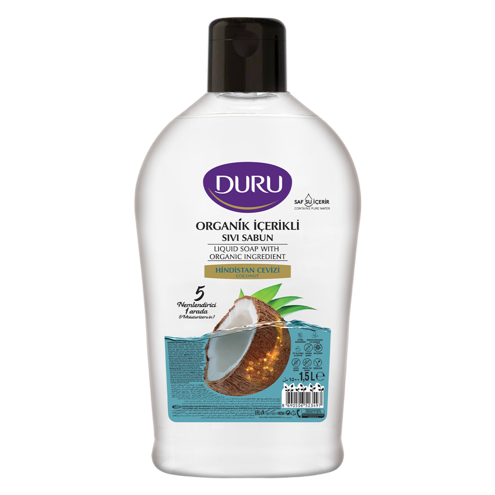 Duru Sıvı Sabun Hindistan Cevizi 1,5L
