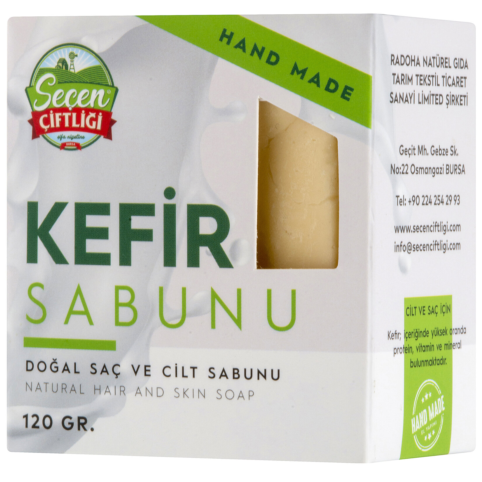 Seçen Çiftliği Kefir Sabunu 120 G