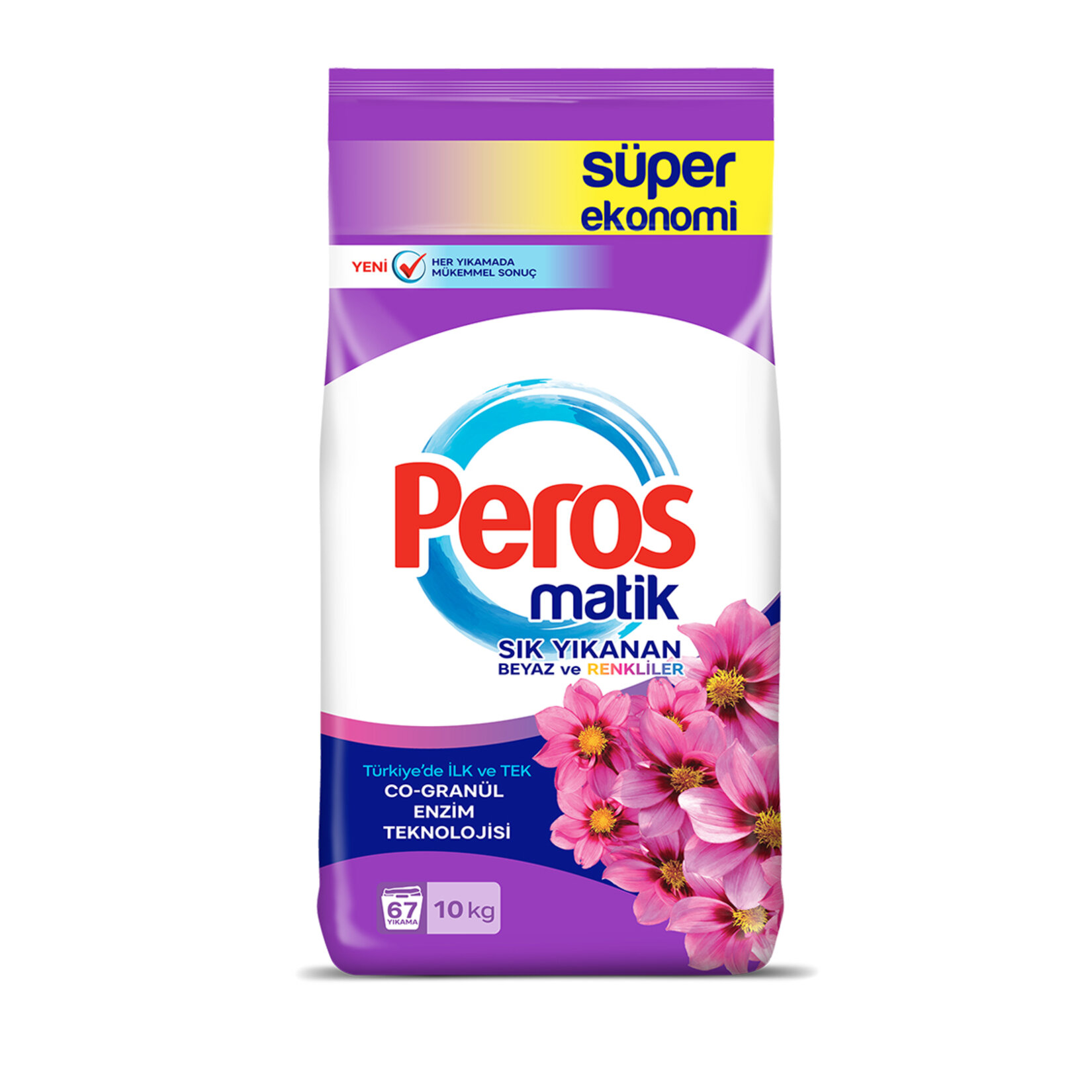 Peros Matik Yıldız Çiçeği Beyaz ve Renkliler 10 Kg