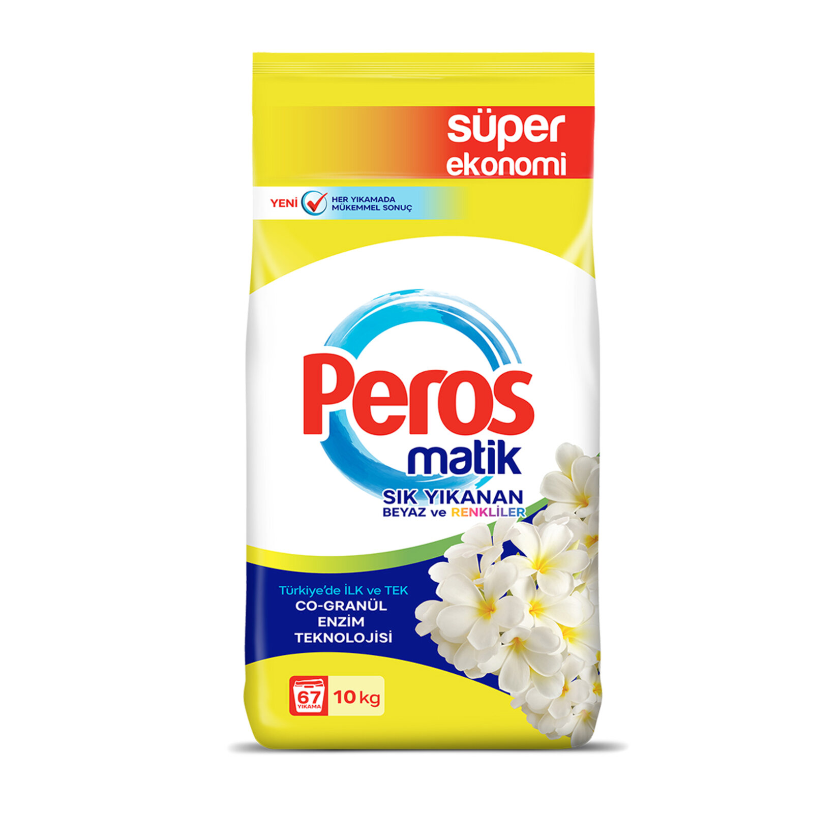 Peros Matik Yasemin Çiçeği Beyaz ve Renkliler 10Kg