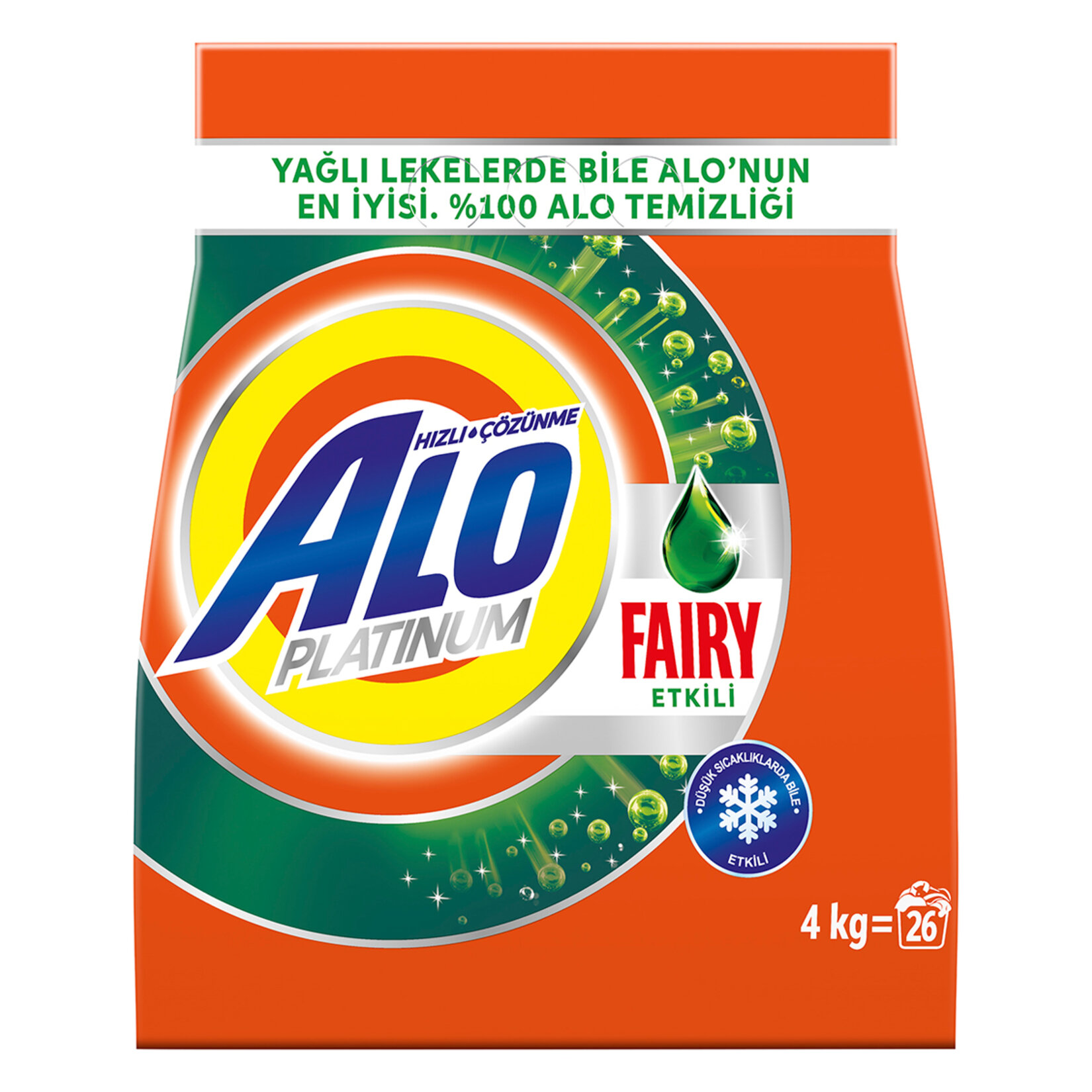 Alo Platınum Faıry Etkili Toz Çam. Deterjanı 4Kg