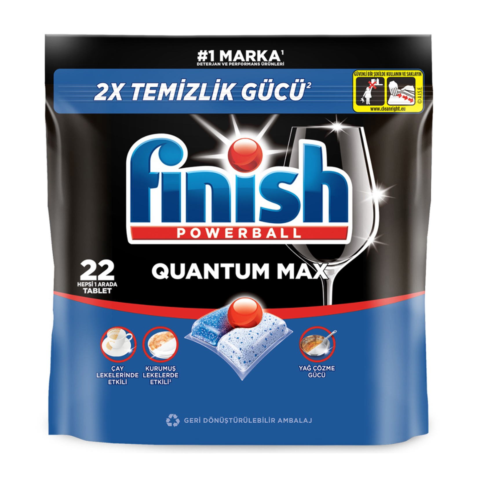 Finish Quantum Max Bulaşık Makinesi Tableti 22'li 228.8 G