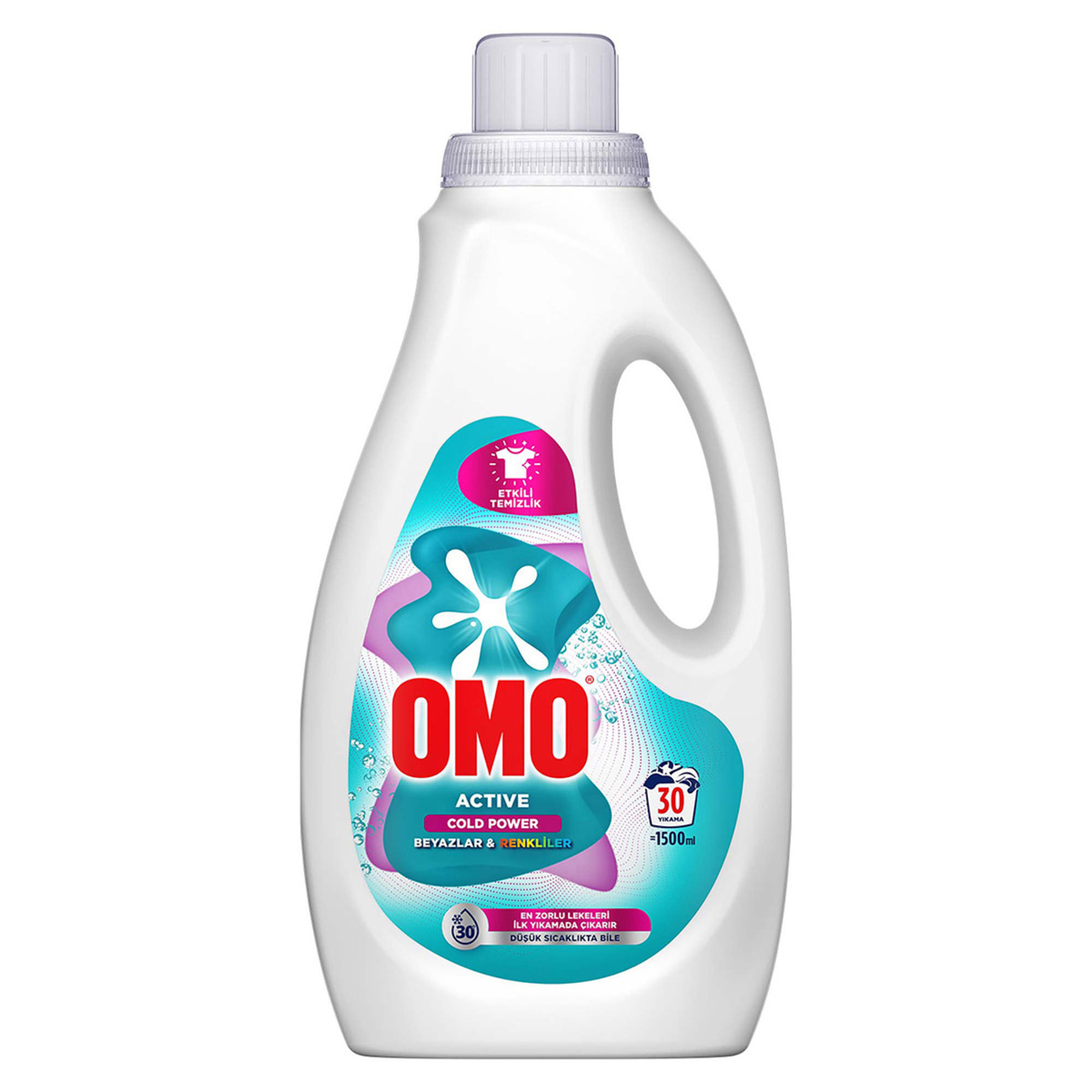 Omo Active Cold Power Beyazlar ve Renkliler 1500 Ml