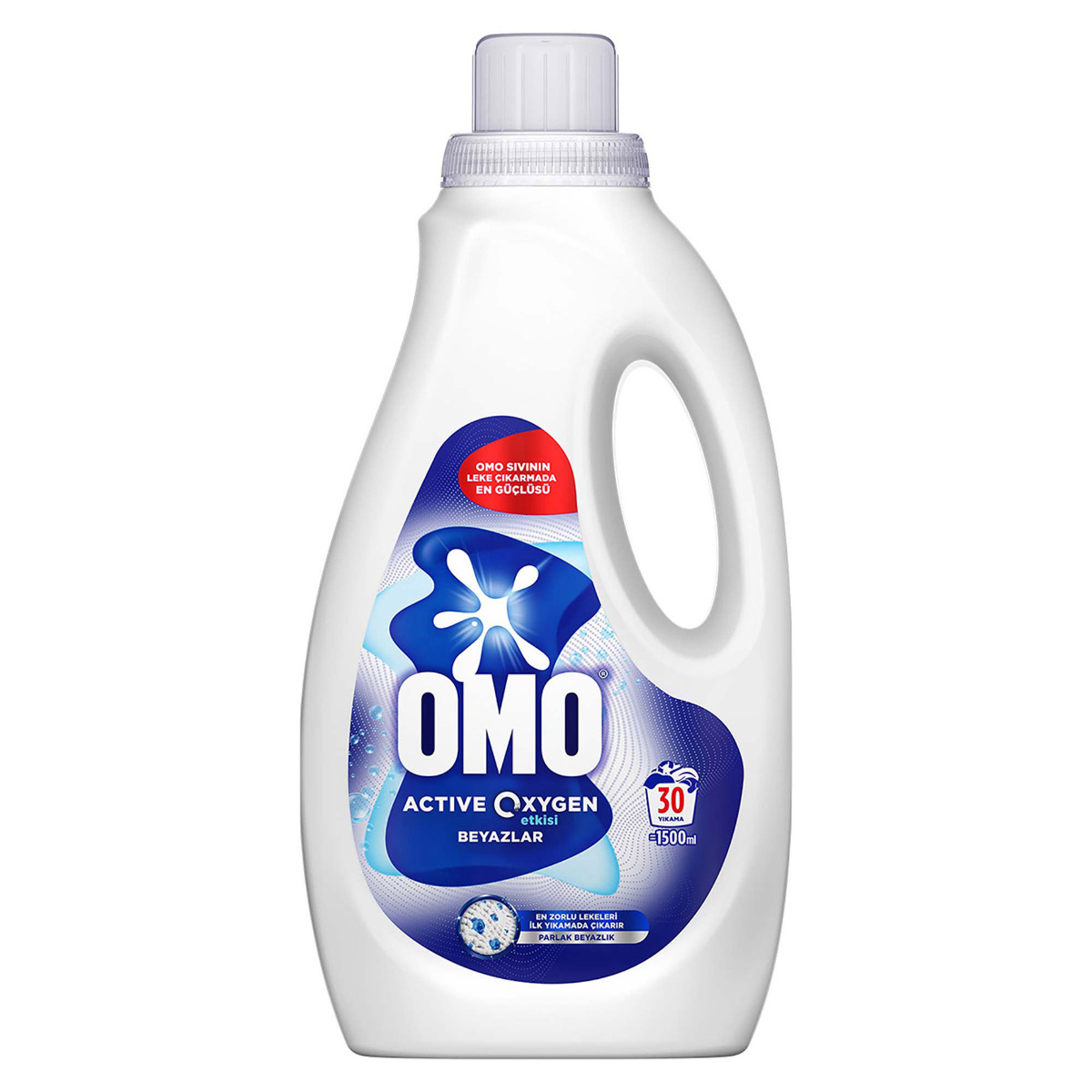 Omo Active Oksijen Etkisi Beyazlar Sıvı Deterjan 1500 Ml