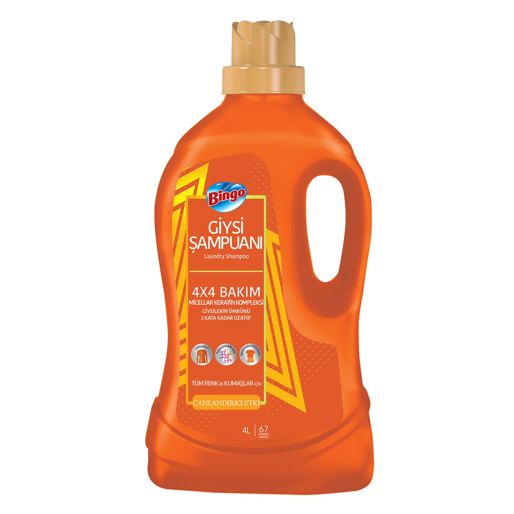 Bingo Giysi Şampuanı Canlandırıcı Etki 2L 33Yıkama