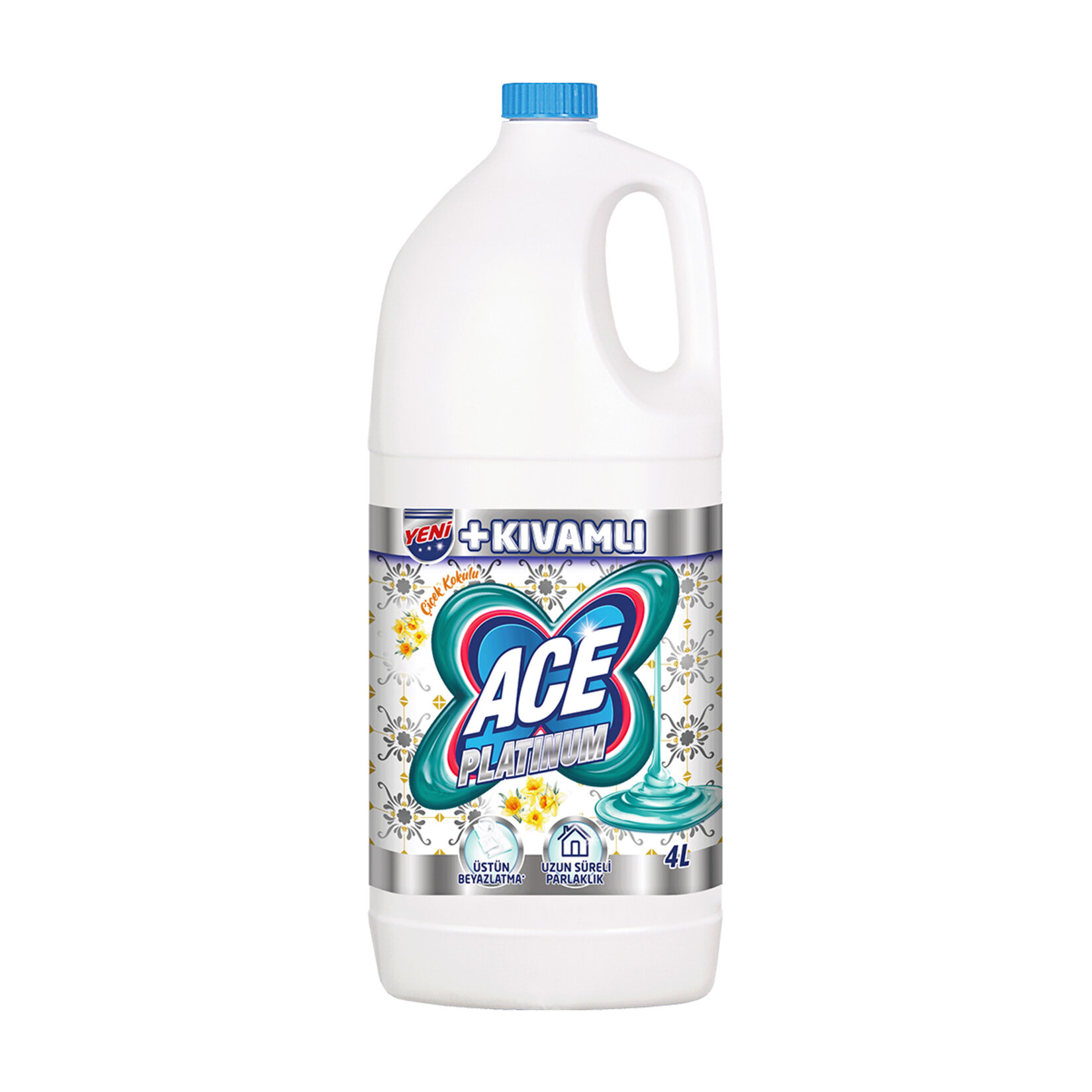Ace Platinum Çiçek Kokulu Çamaşır Suyu 4 L