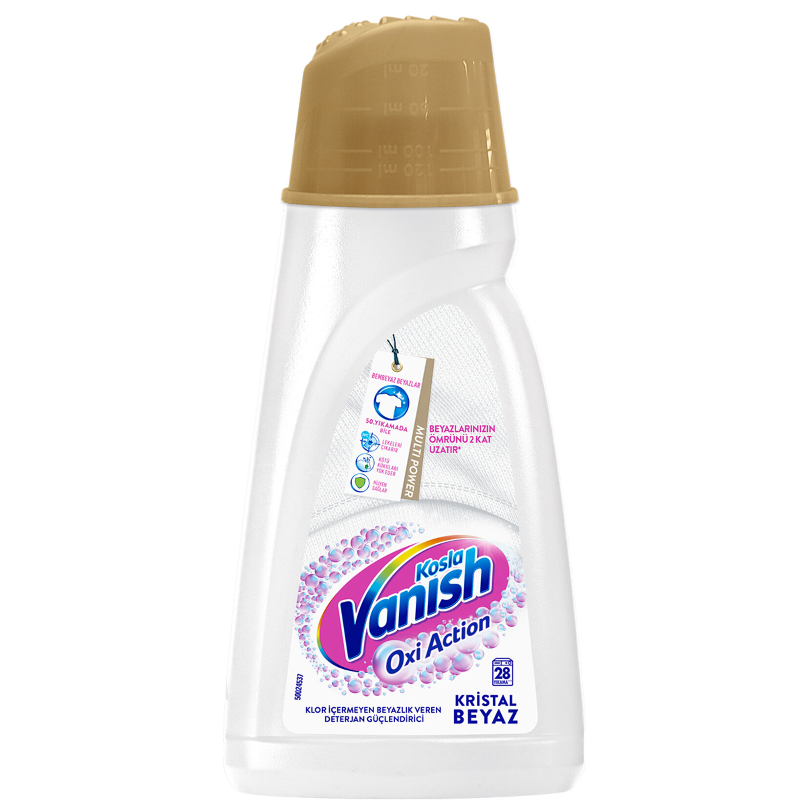 Vanish Kosla Multipower Sıvı Leke Çıkarıcı ve Deterjan Güçlendirici 1400 ml Beyazlar İçin