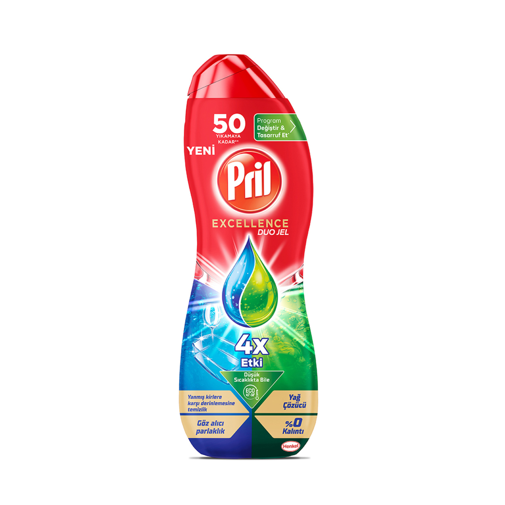 Pril Excellence 5 İ 1 Arada Yağ Çözücü Jel 900 Ml