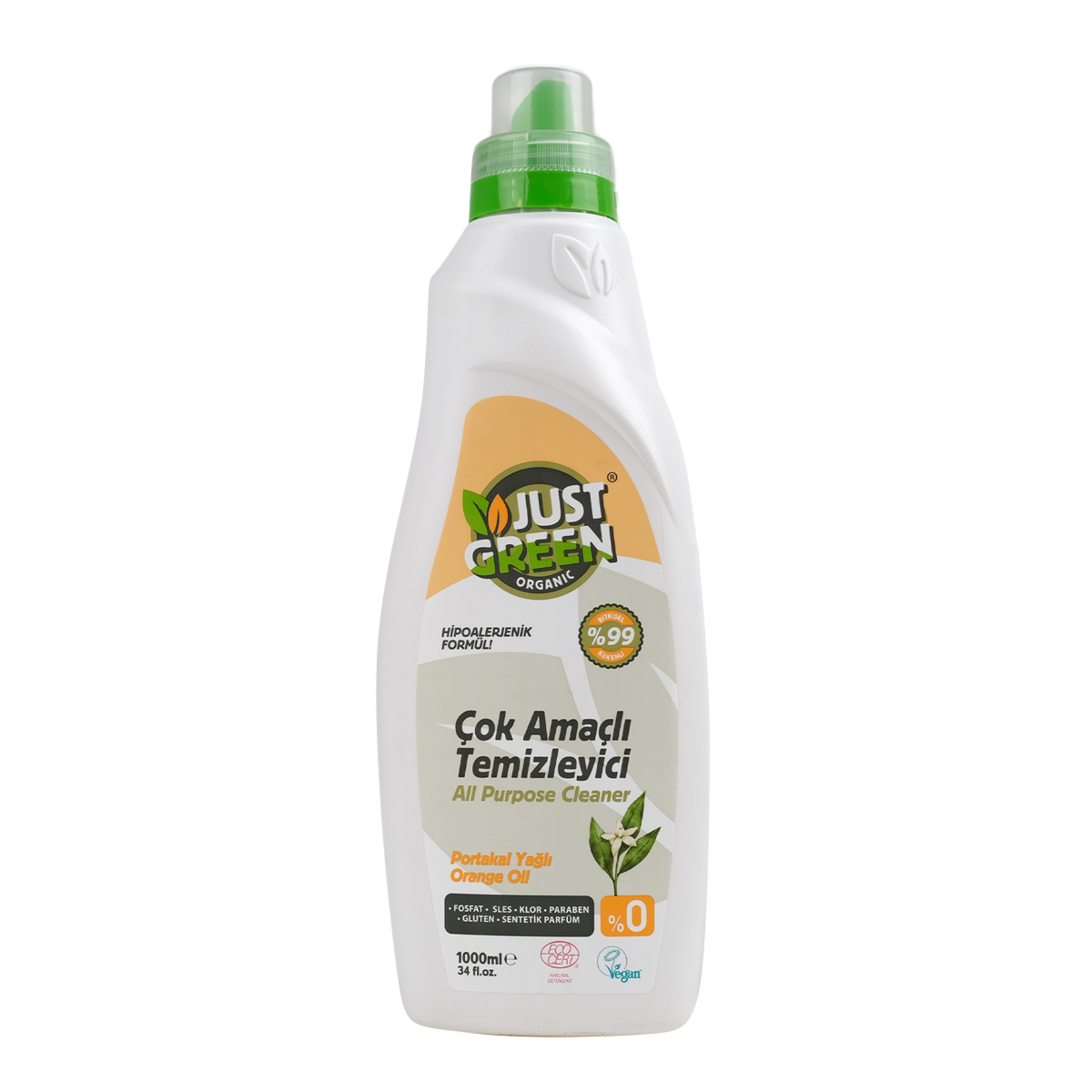Just Green Organic Yüzey Temizleyici 1 L