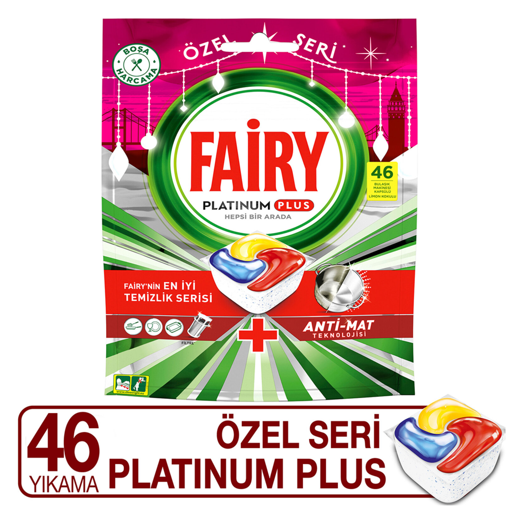 Fairy Platinum Plus Özel Seri Tablet 46'lı 714 G