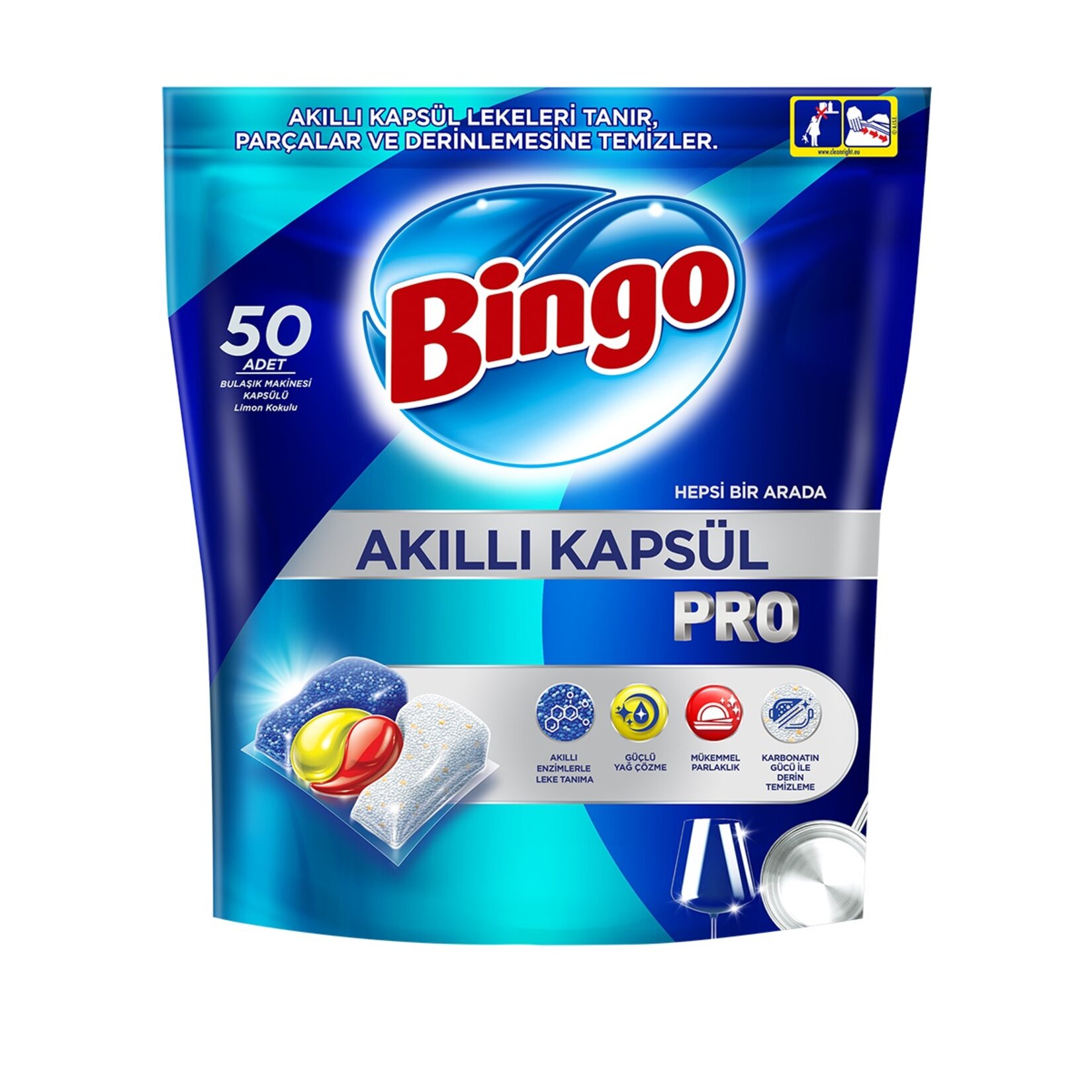 Bingo Hepsi Bir Arada Akıllı Kapsül Pro 50'li 685 G