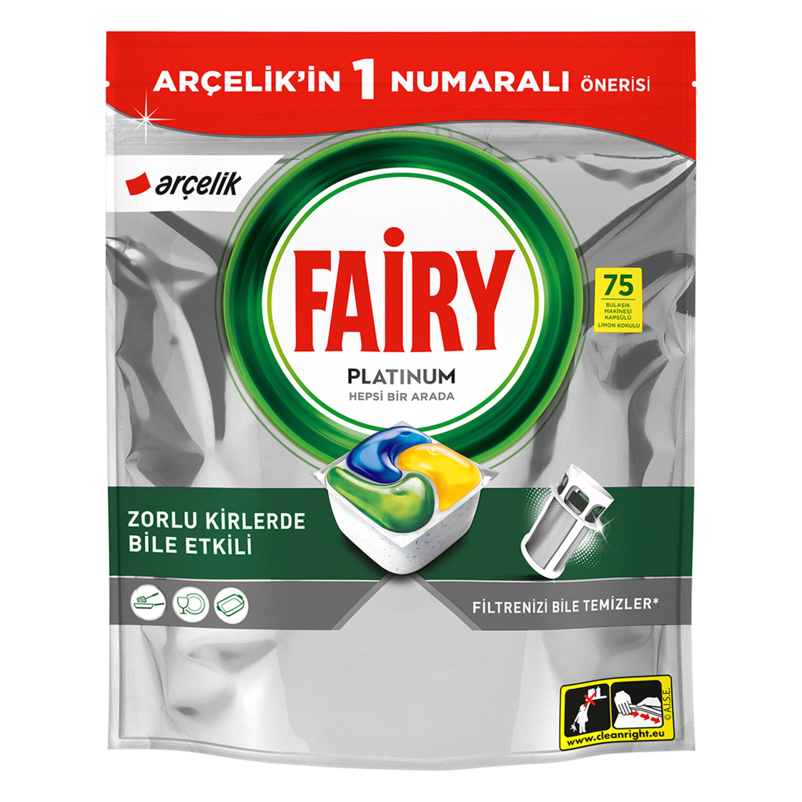 Fairy Platinum Tablet 75'li 1118 G