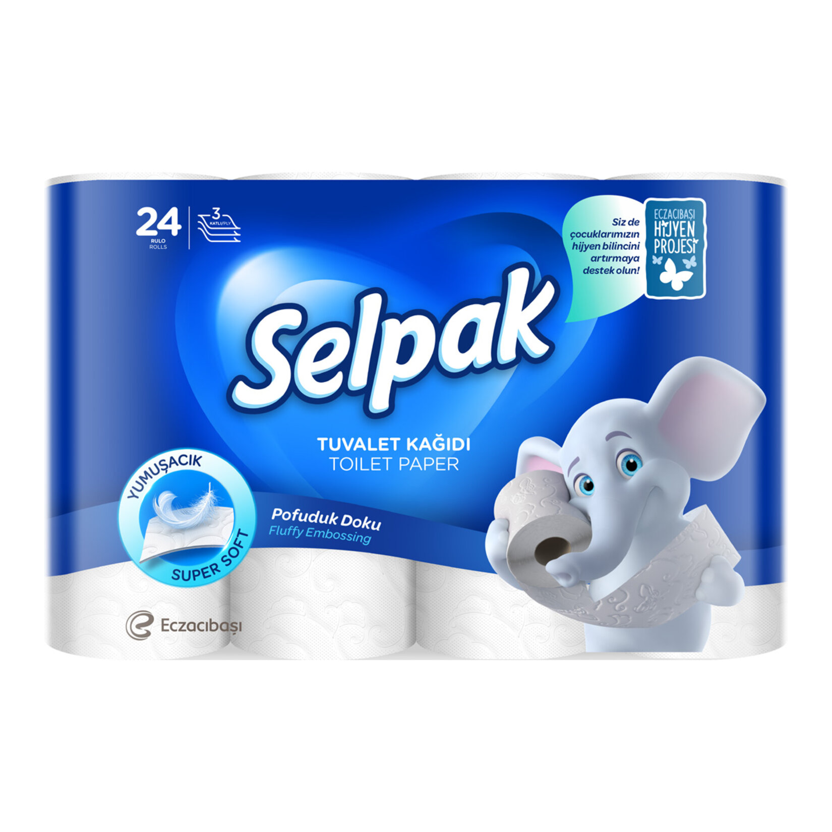 Selpak Hijyen Tuvalet Kağıdı 24'lü