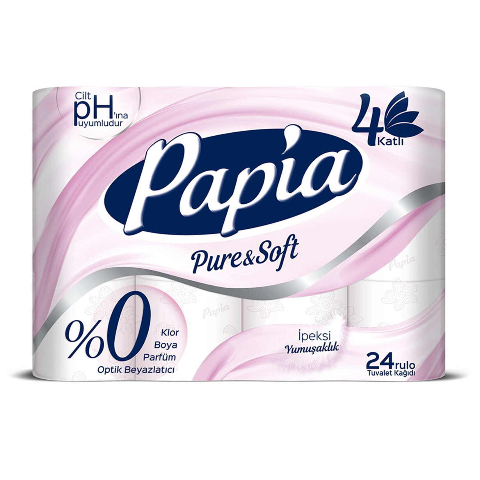 Papia Pure & Soft Tuvalet Kağıdı 24'lü