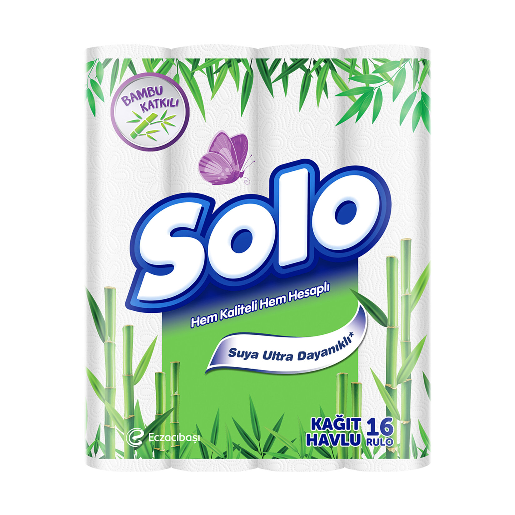Solo Bambu Katkılı Kağıt Havlu 16'Lı