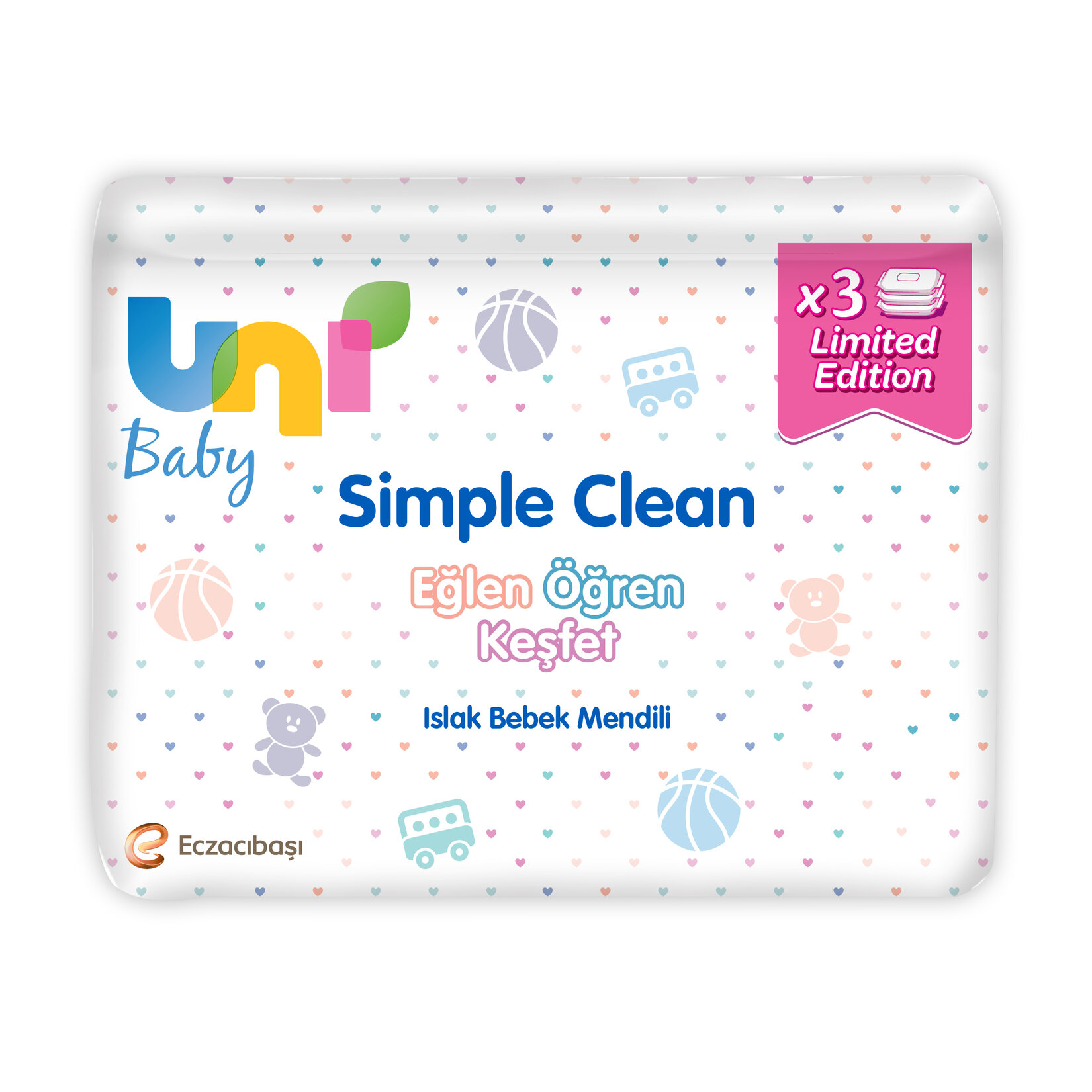 Uni Baby Simple Clean Islak Havlu 3X52 Adet