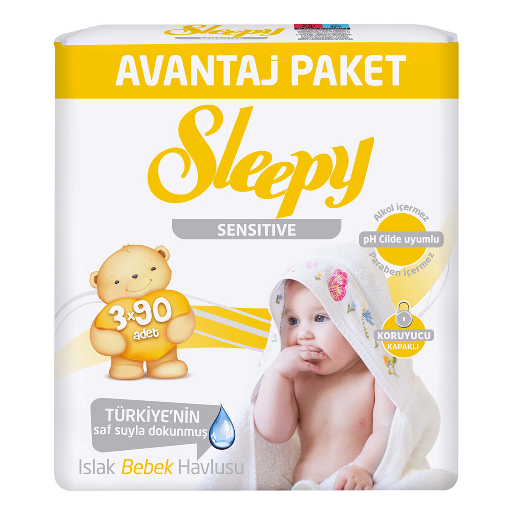 Sleepy Sensıtıve Islak Havlu 3X90lı