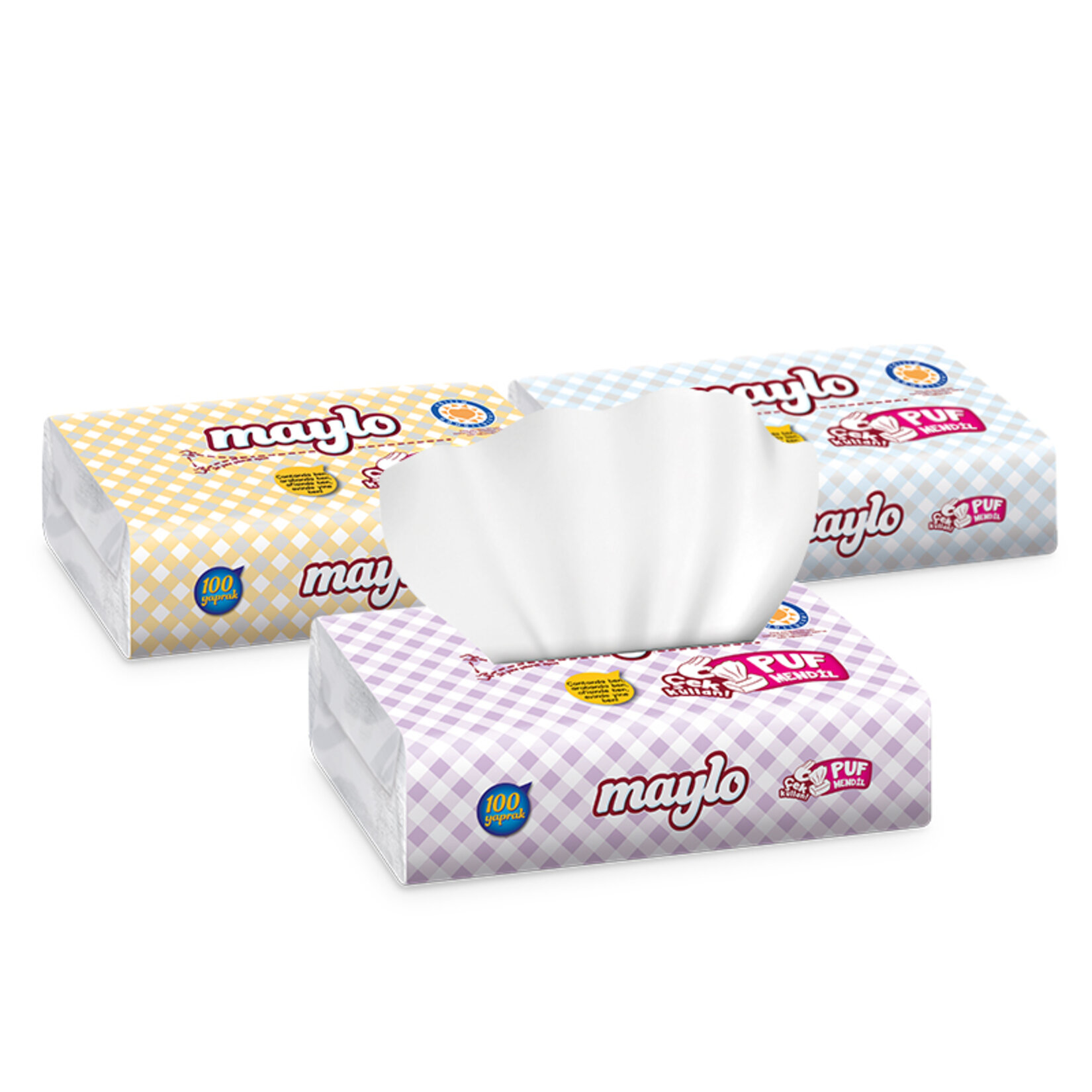 Maylo Puf Mendil 100'Lü