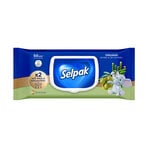 Selpak Organik Bambu & Zeytinyağlı Özlü Islak Mendil 50Li