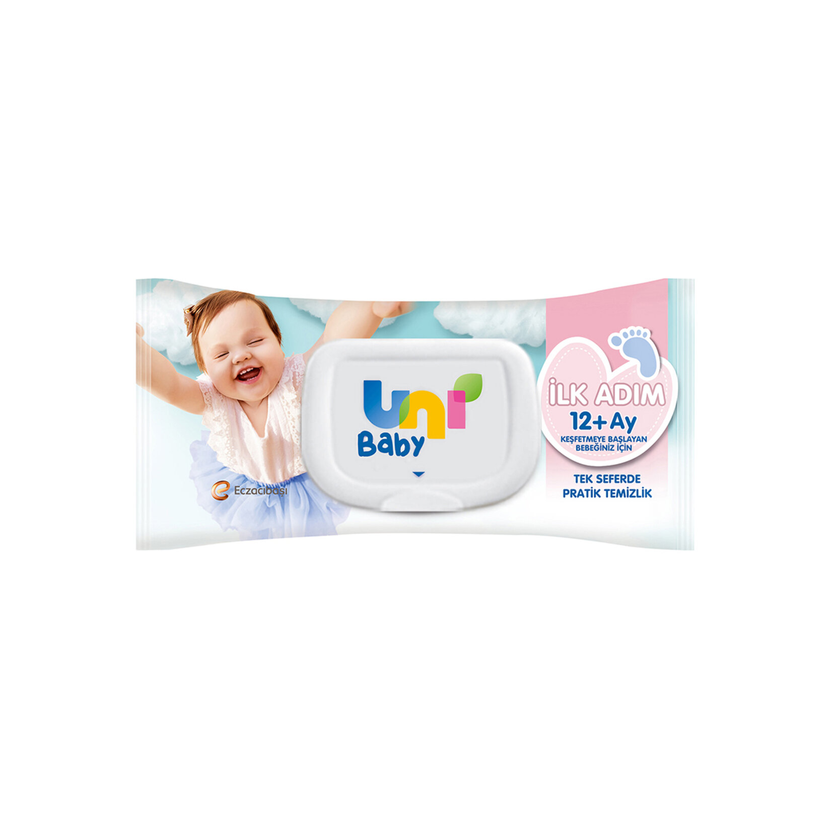 Uni Baby İlk Adım Islak Mendil 52'li