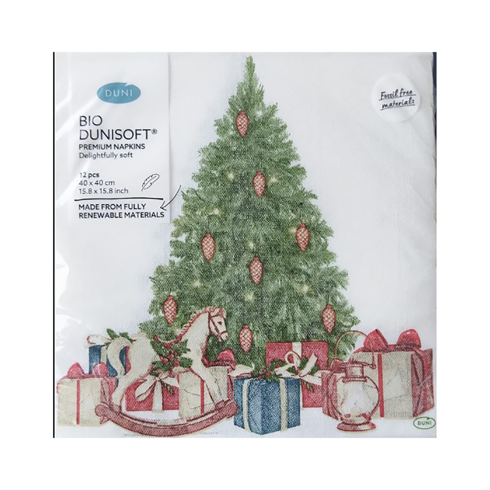 Duni 40 x 40 Cm Bio Dsf Tree And Gifts Peçete 12'li