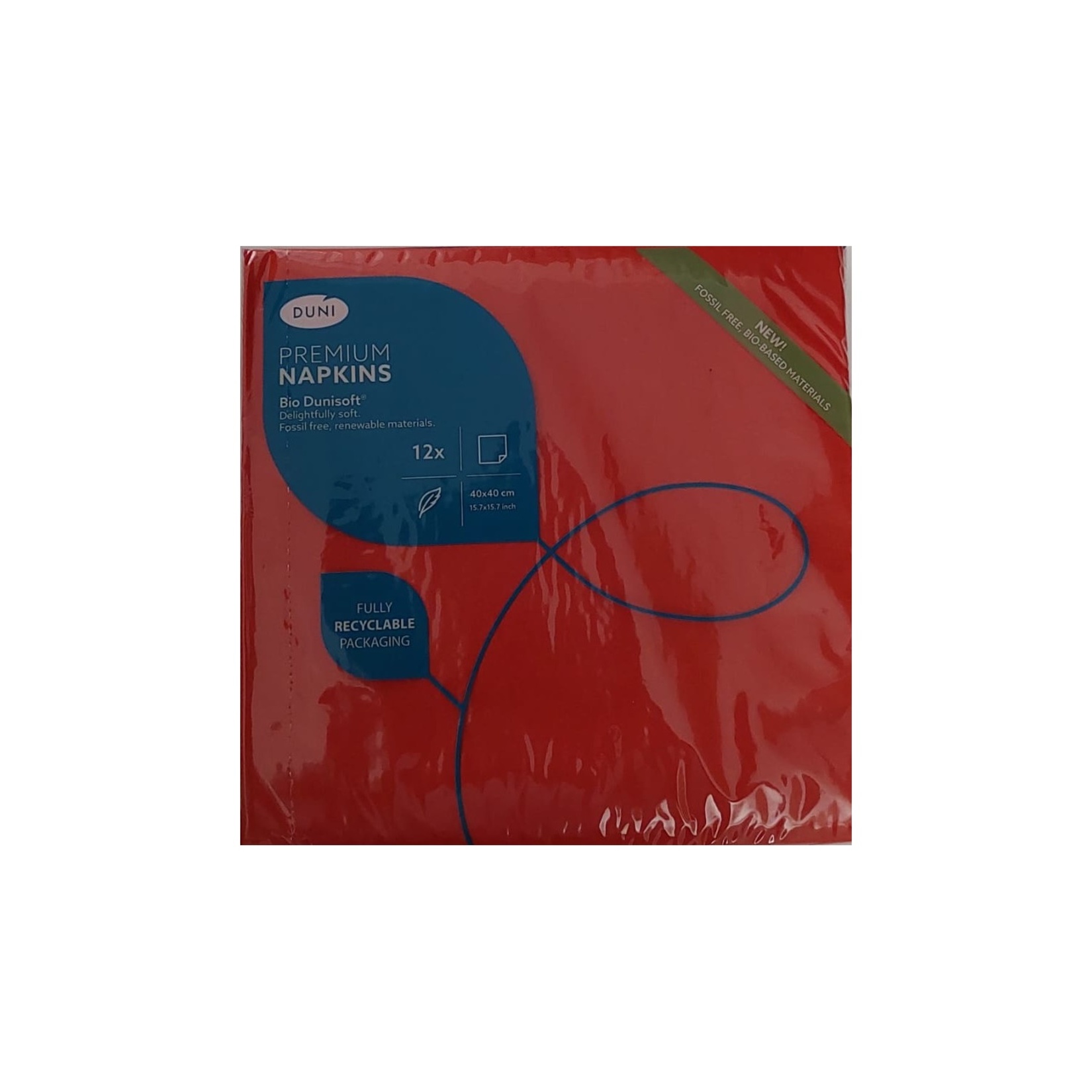 Duni Peçete 40 x 40 Cm Bio Dsf Red 12'li