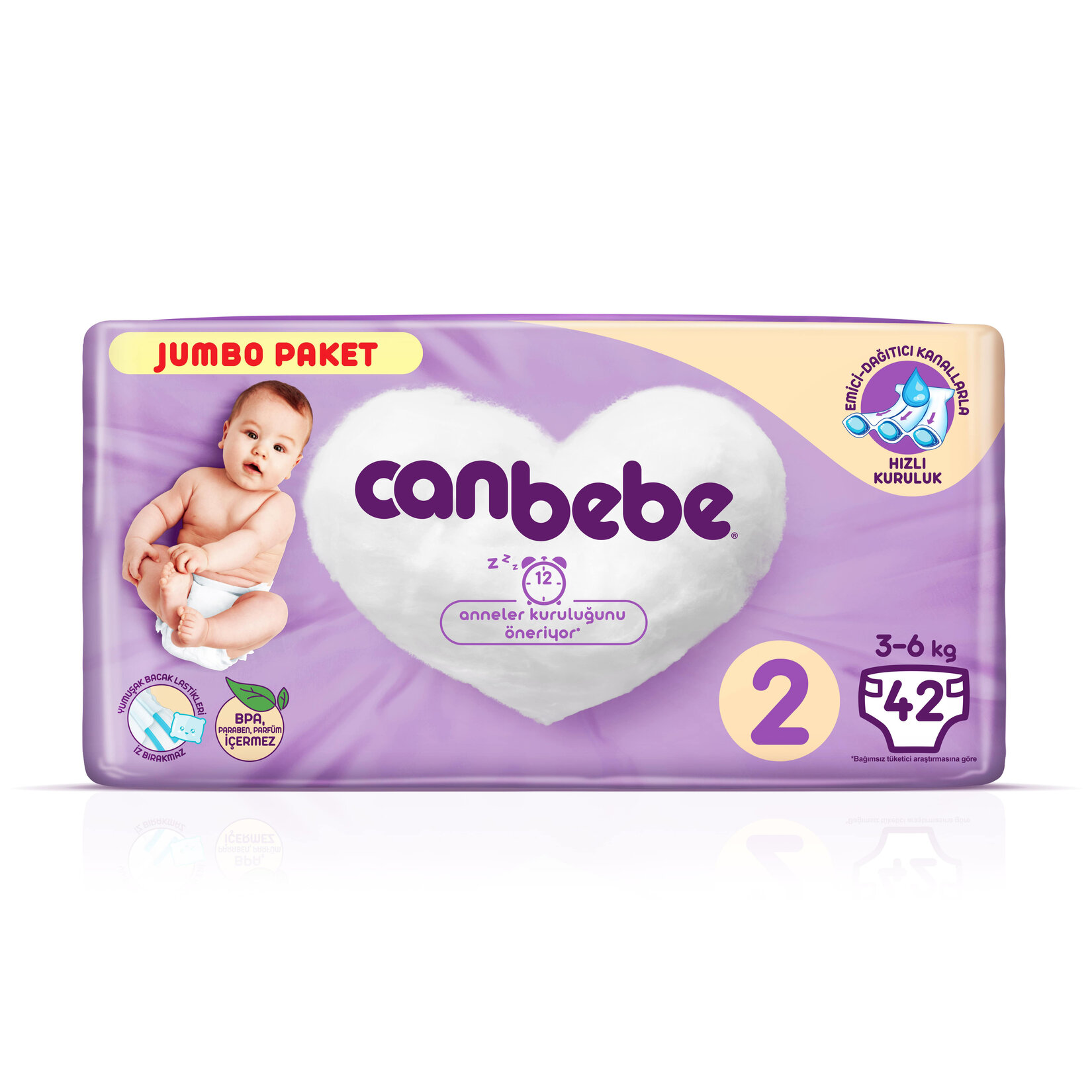 Canbebe Jumbo Mini 2 No 3-6 Kg 42 Li