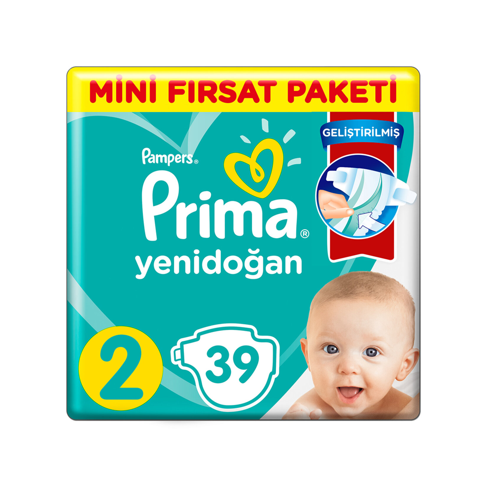 Prima Bebek Bezi Aktif Bebek 2 Beden 39 Adet Fırsat Paketi