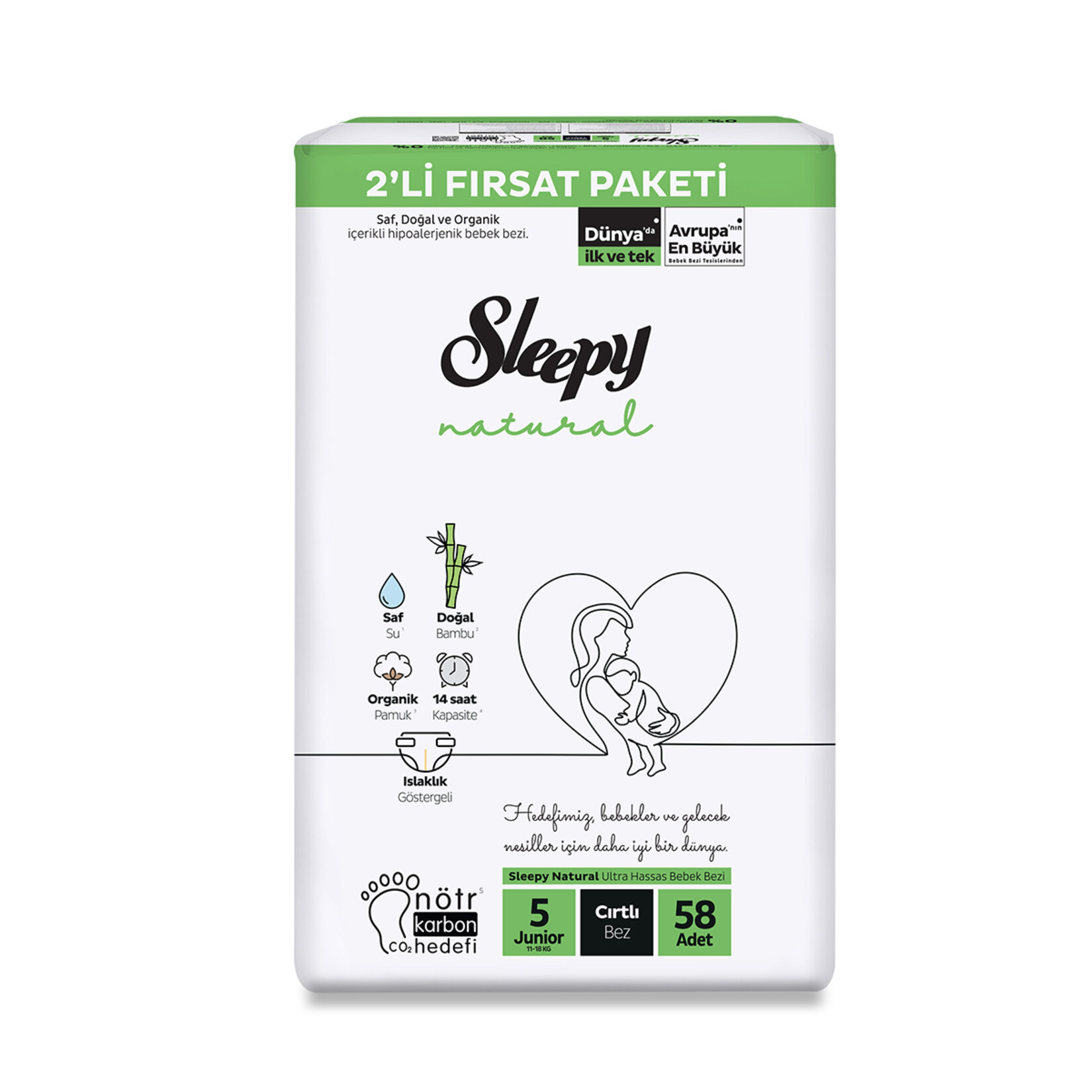 Sleepy Natural Junıor Fırsat Paketi 58Li