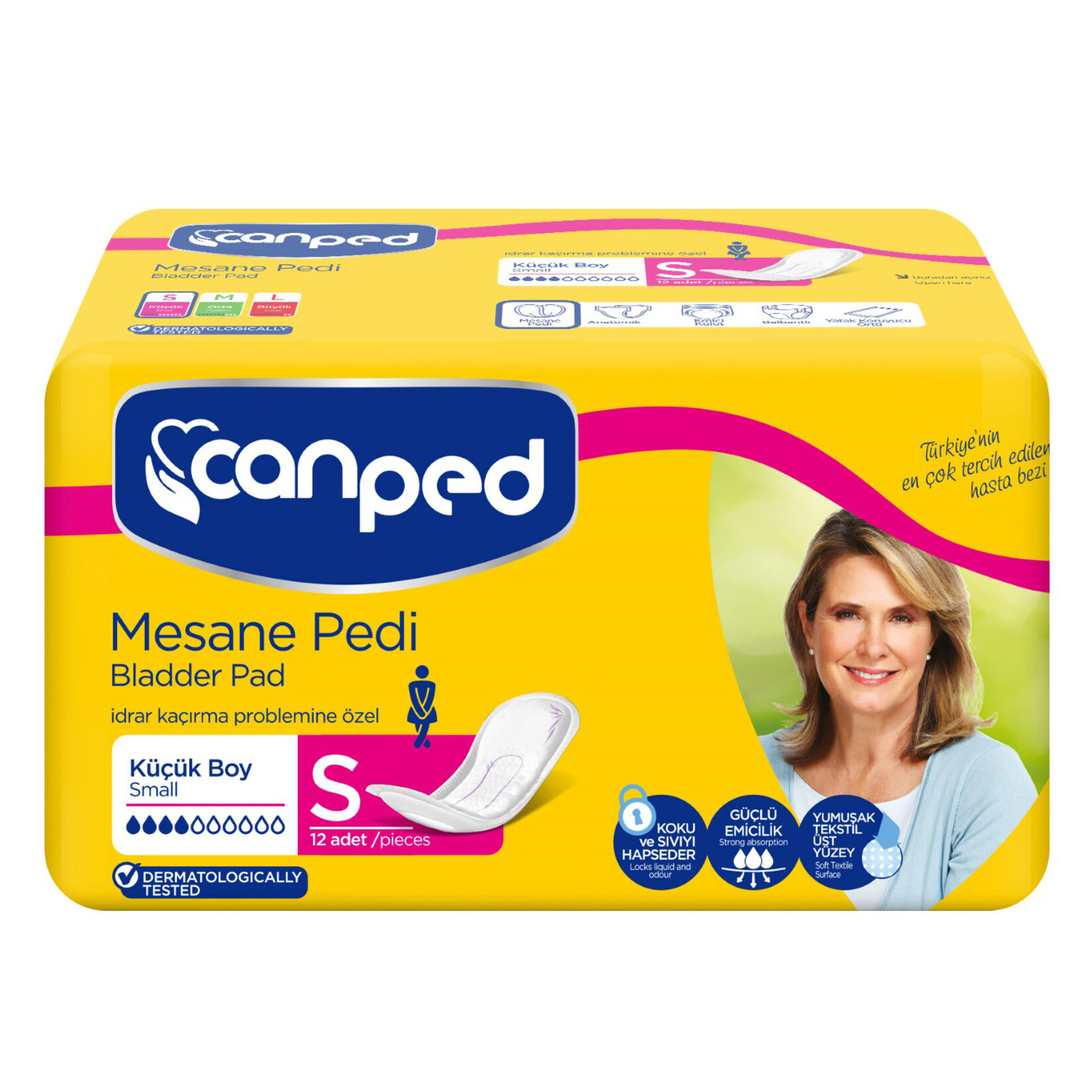 Canped Mesane Pedi Küçük 12'Li