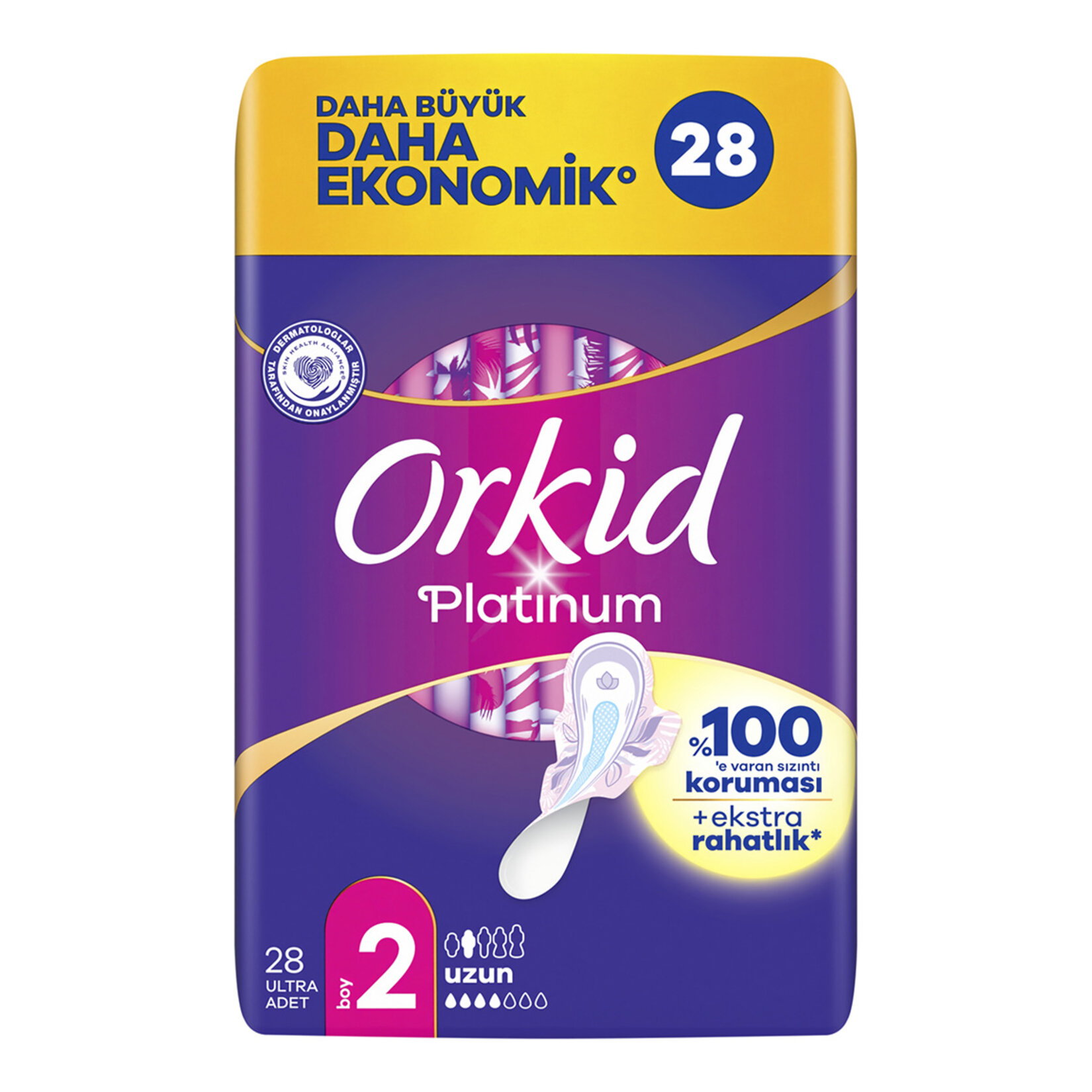 Orkid Platinum Dörtlü Paket Uzun 28'li