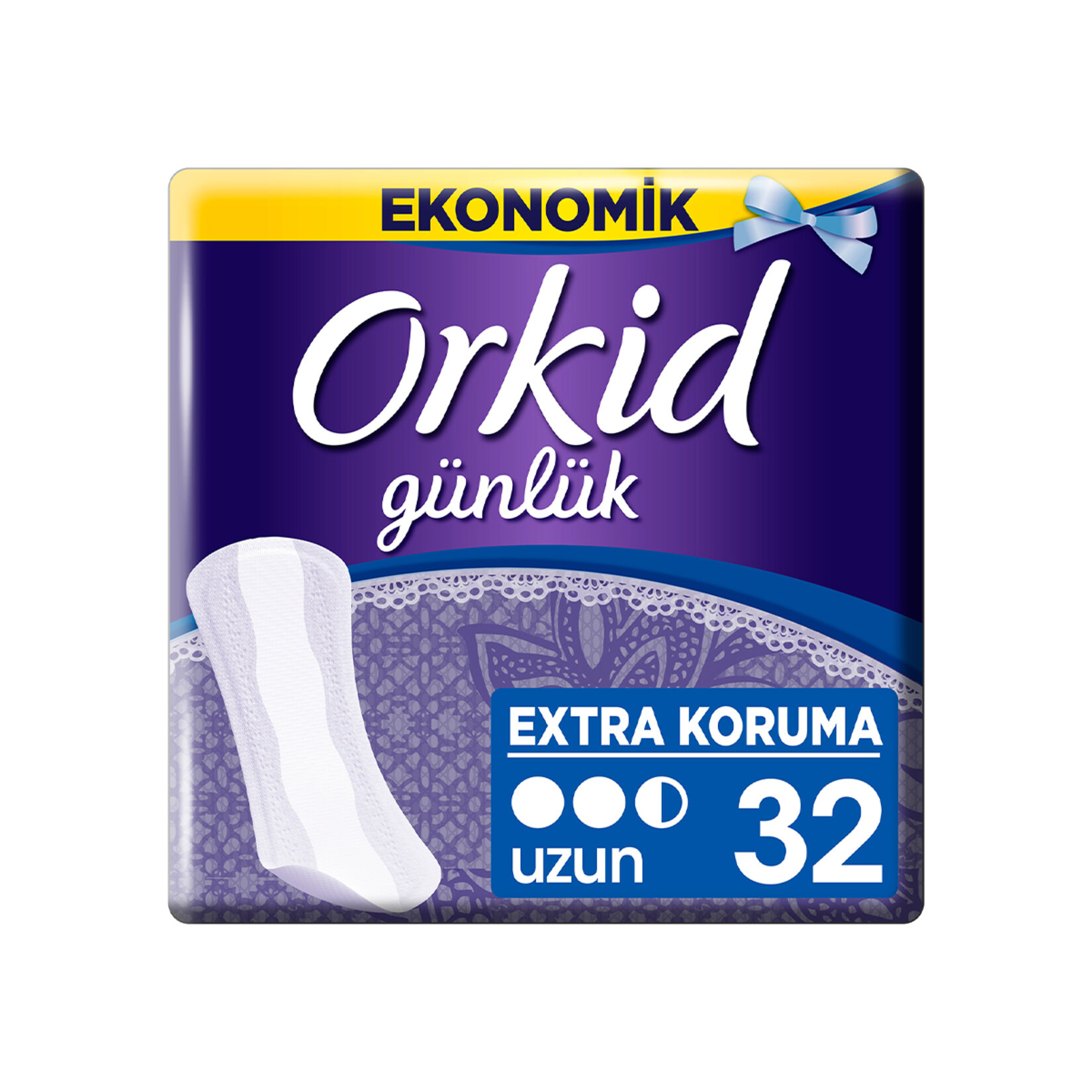 Orkid Günlük Ped Uzun Ekonomik Paket 32 Ped
