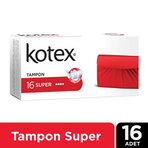 Kotex Tampon Super 16 Ped