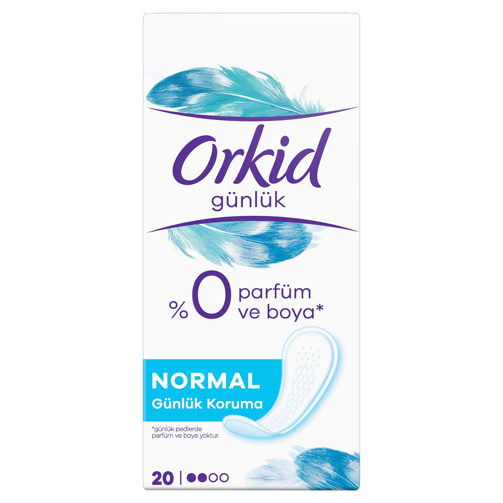 Orkid Essentials 0% Günlük Ped Tekli