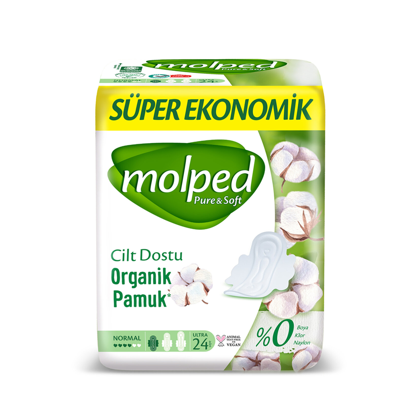 Molped Pure&soft Normal Süper Ekonomik 24Lü