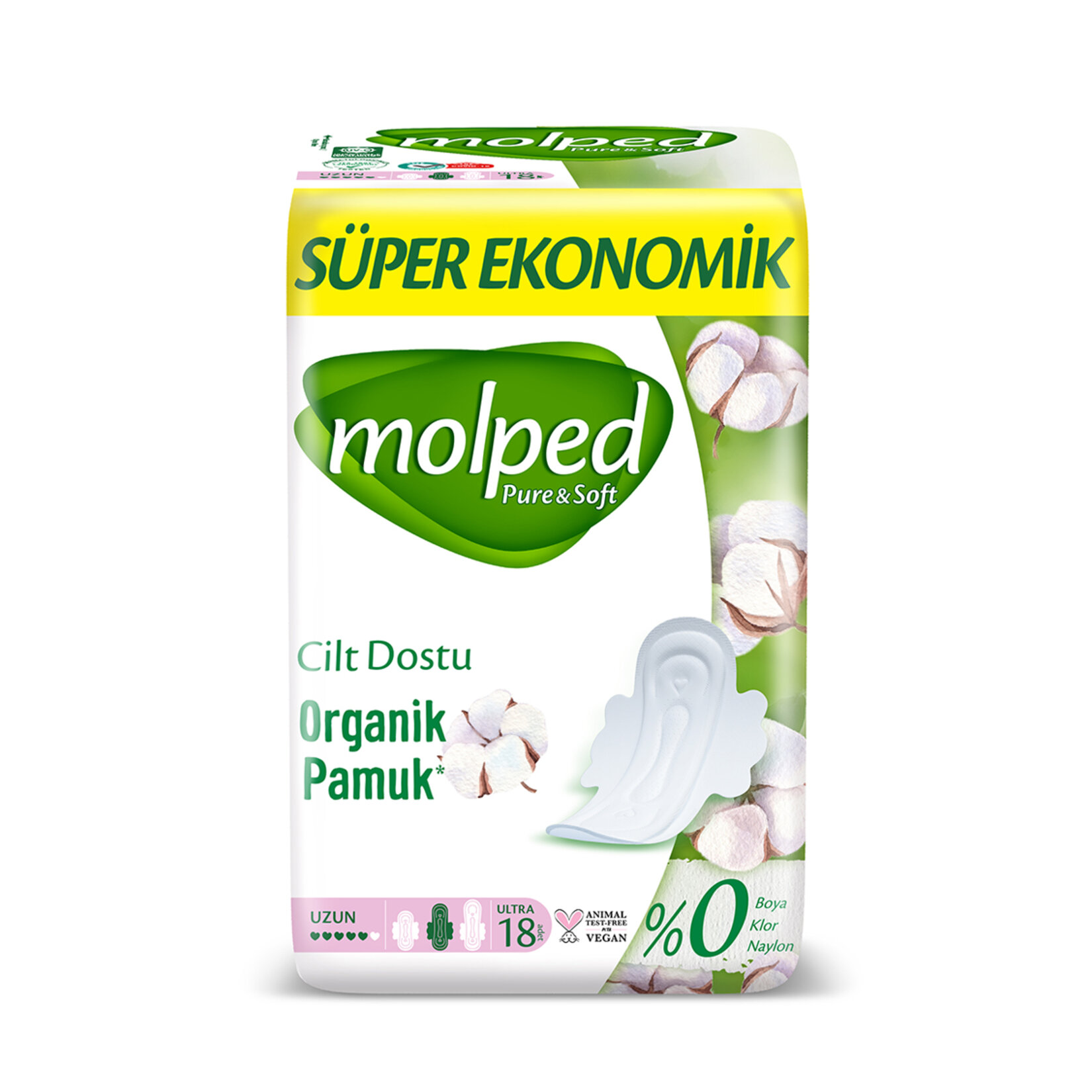 Molped Pure&soft Uzun Süper Ekonomik 18Li