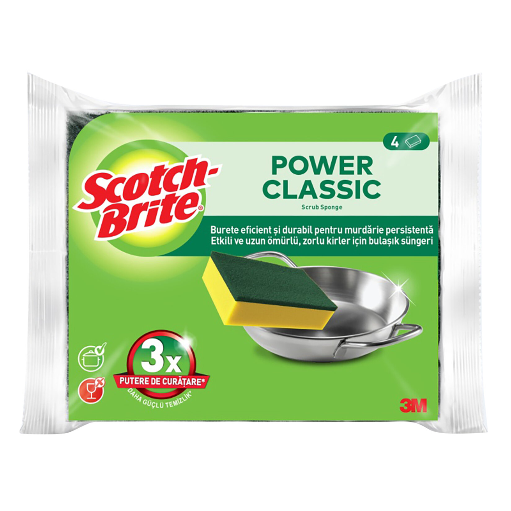 Scotch Brite Klasik Sünger 4'lü