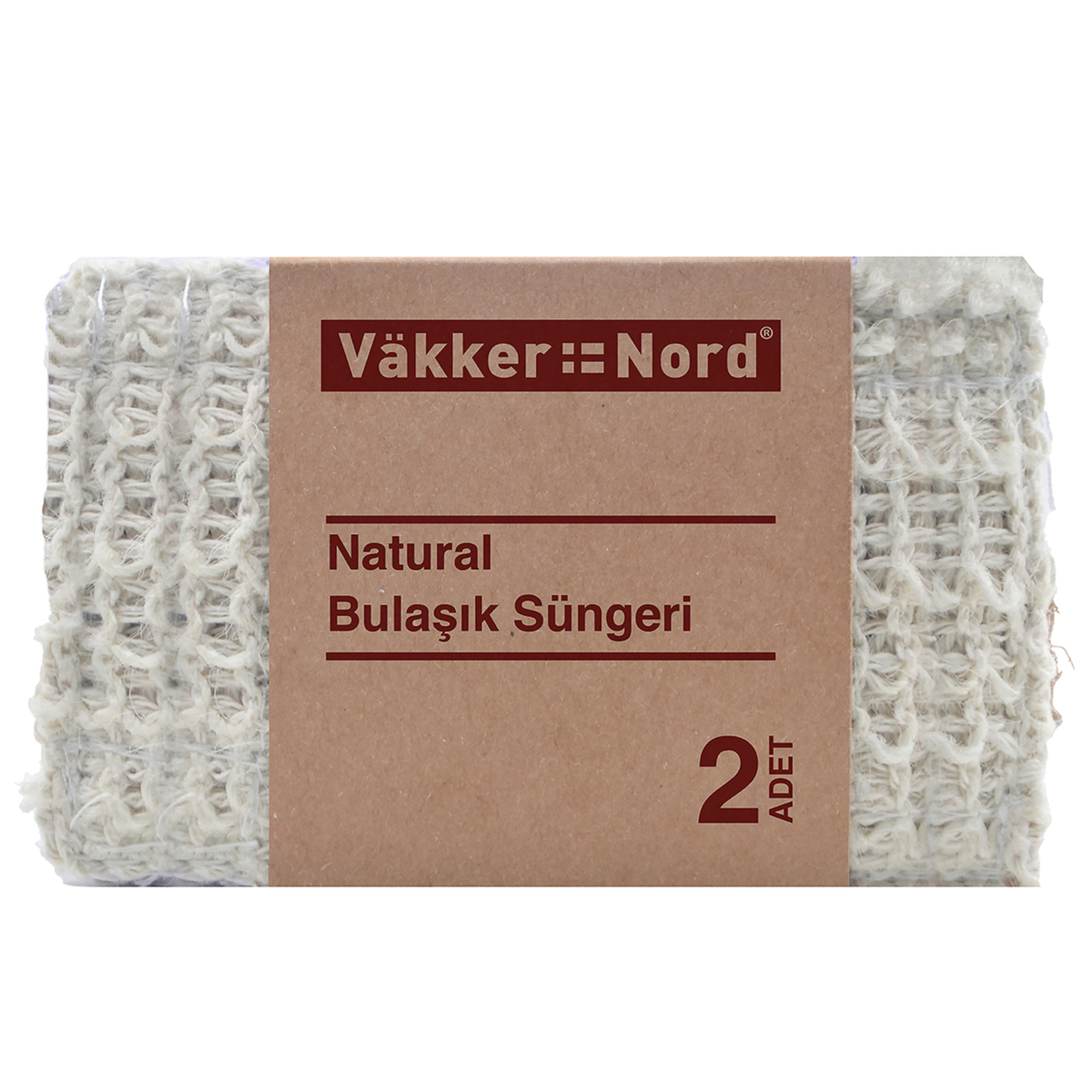 Vakker Nord Natural Bulaşık Süngeri 2'li