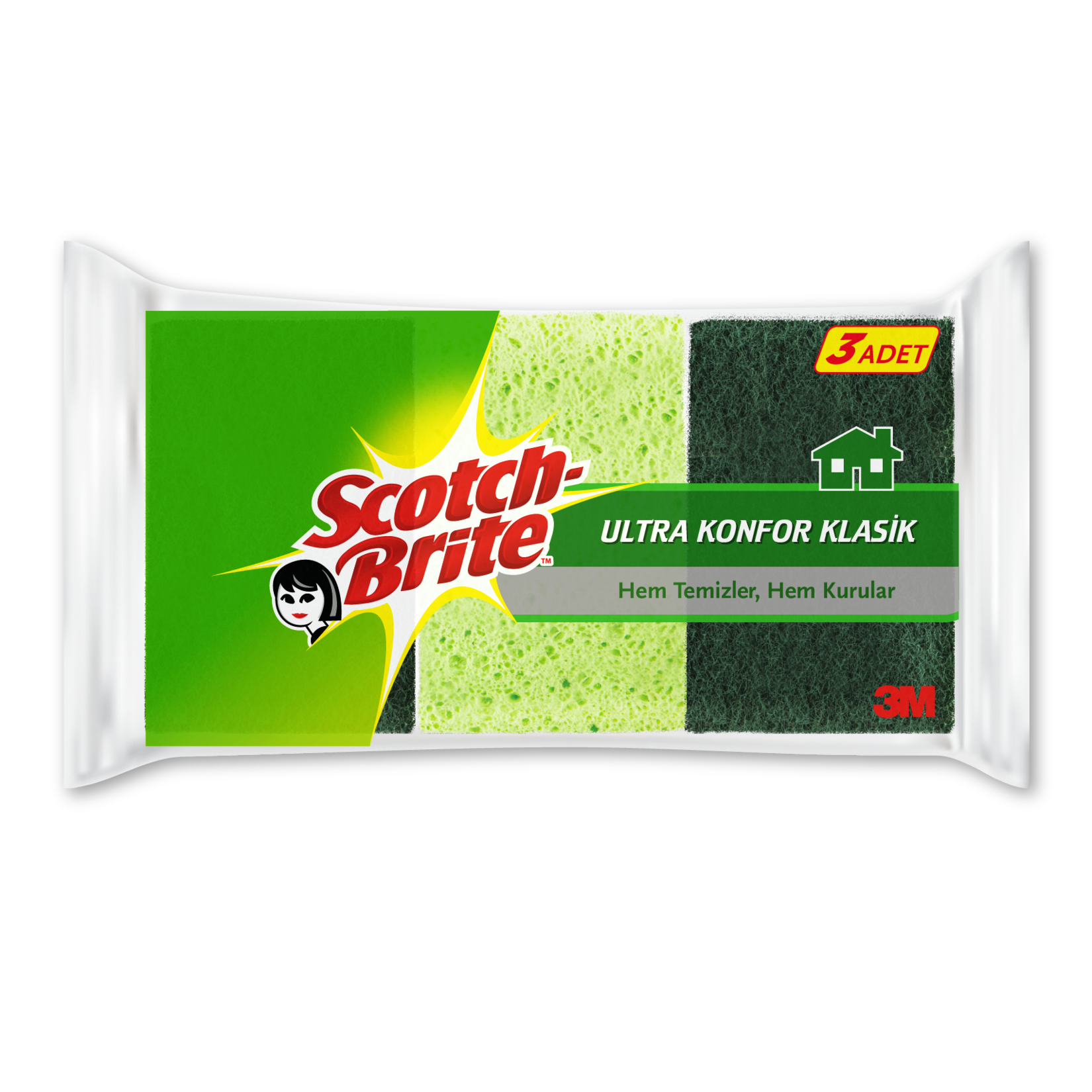 Scotch Brite Ultra Konfor Sünger, Klasik