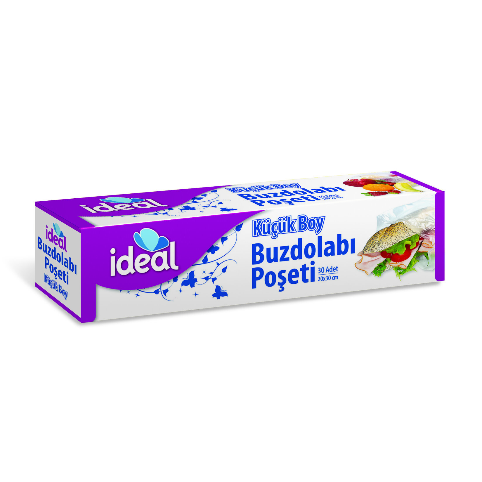 İdeal  Buzdolabı Poşeti Küçük Boy 30'Lu