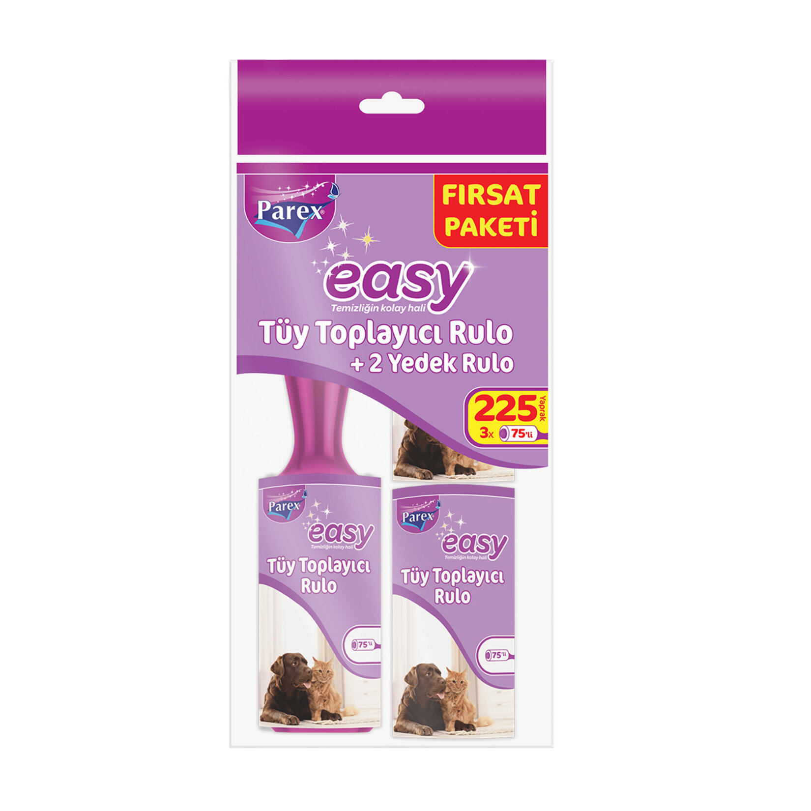 Parex Easy Tüy Toplayıcı Fırsat Paketi 3*75 Li