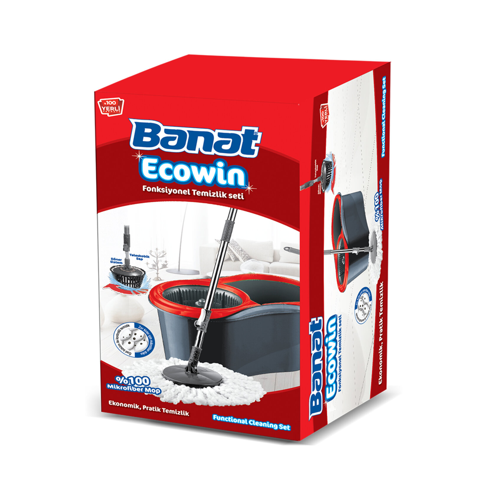 Banat Ecowın Fonksıyonel Temizlik Seti