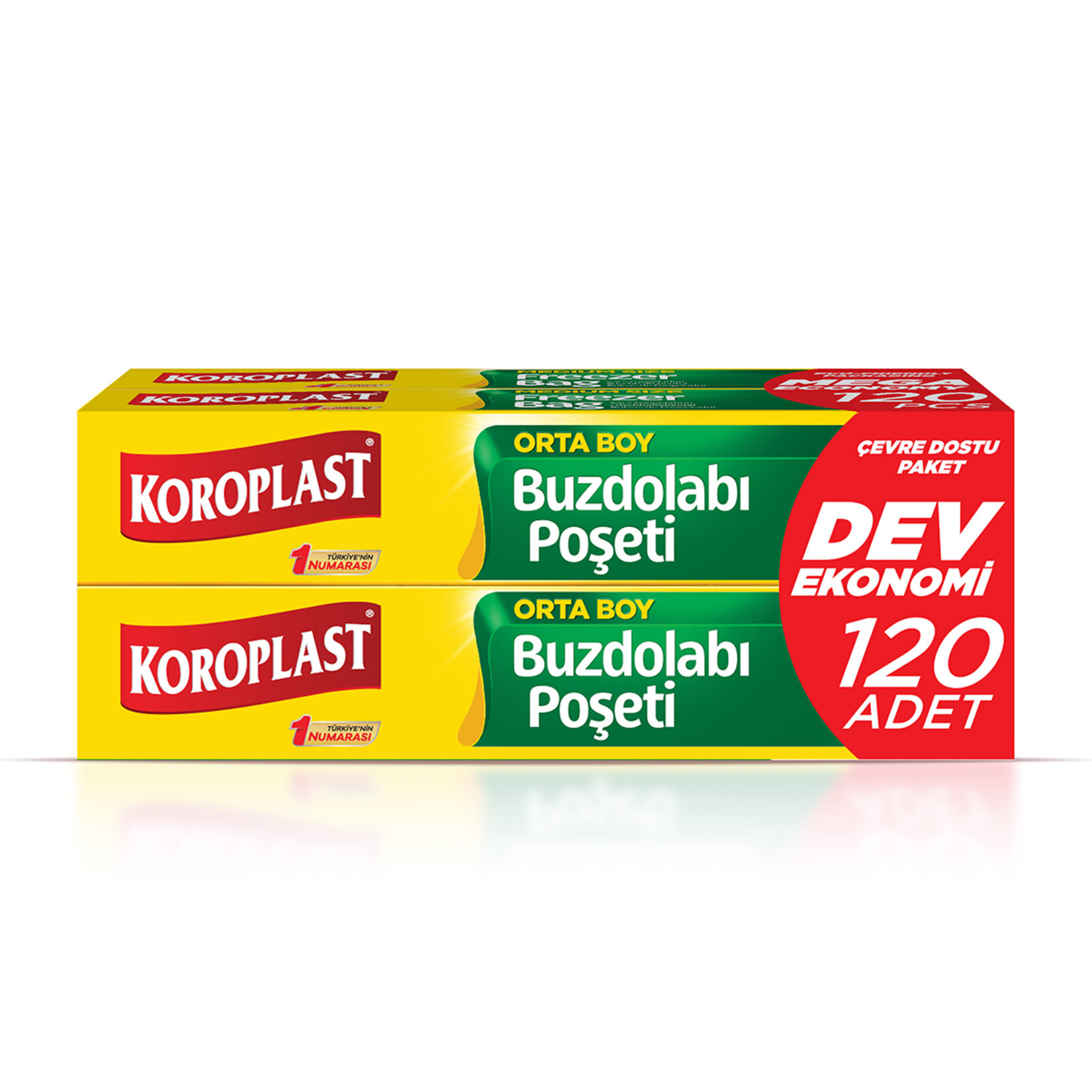 Koroplast Buzdolabı Poşeti (3+1) Ekonomik Orta 120'li