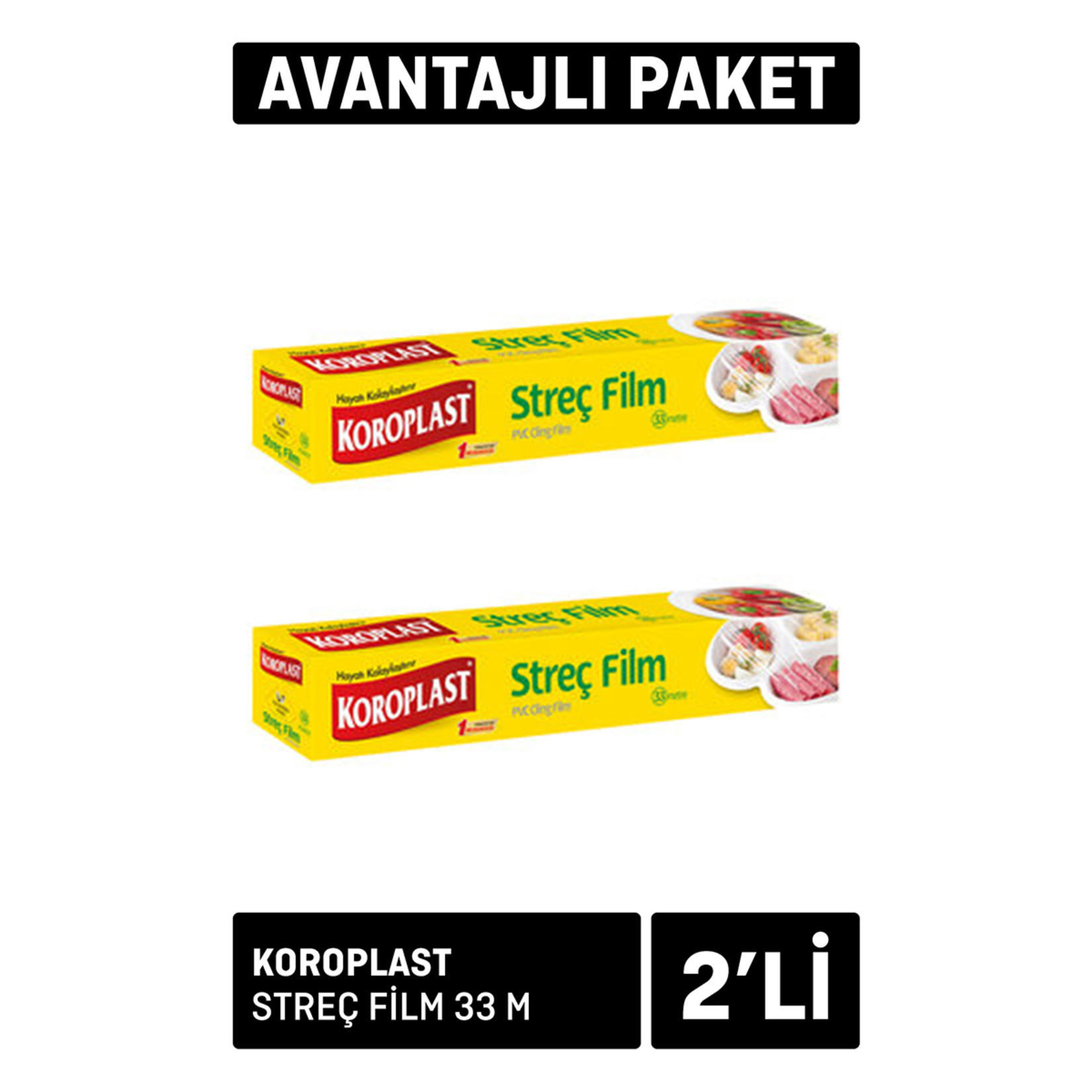 Koroplast Streç Film 33 Metre 2 Adet