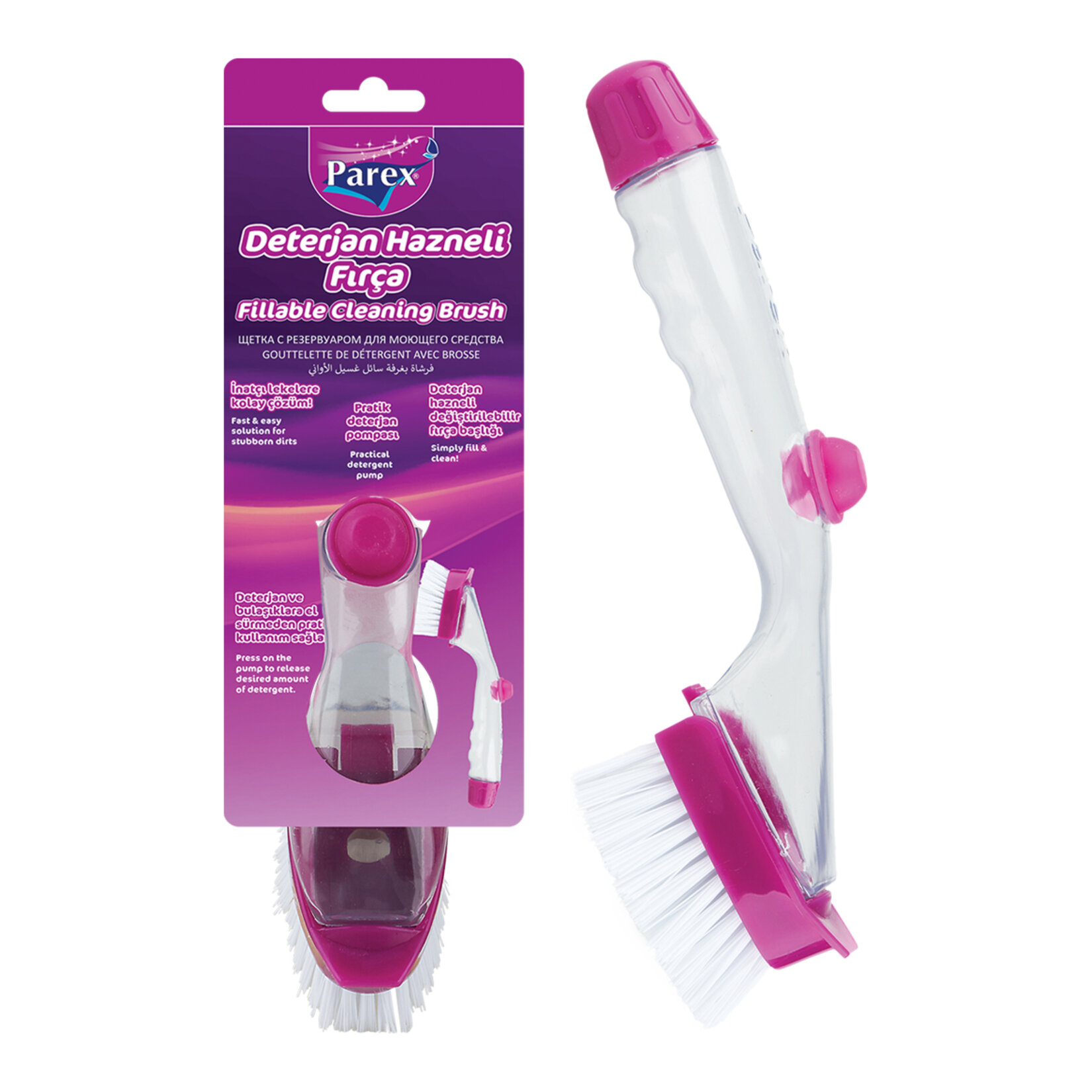 Parex Deterjan Hazneli Temizlik Fırçası
